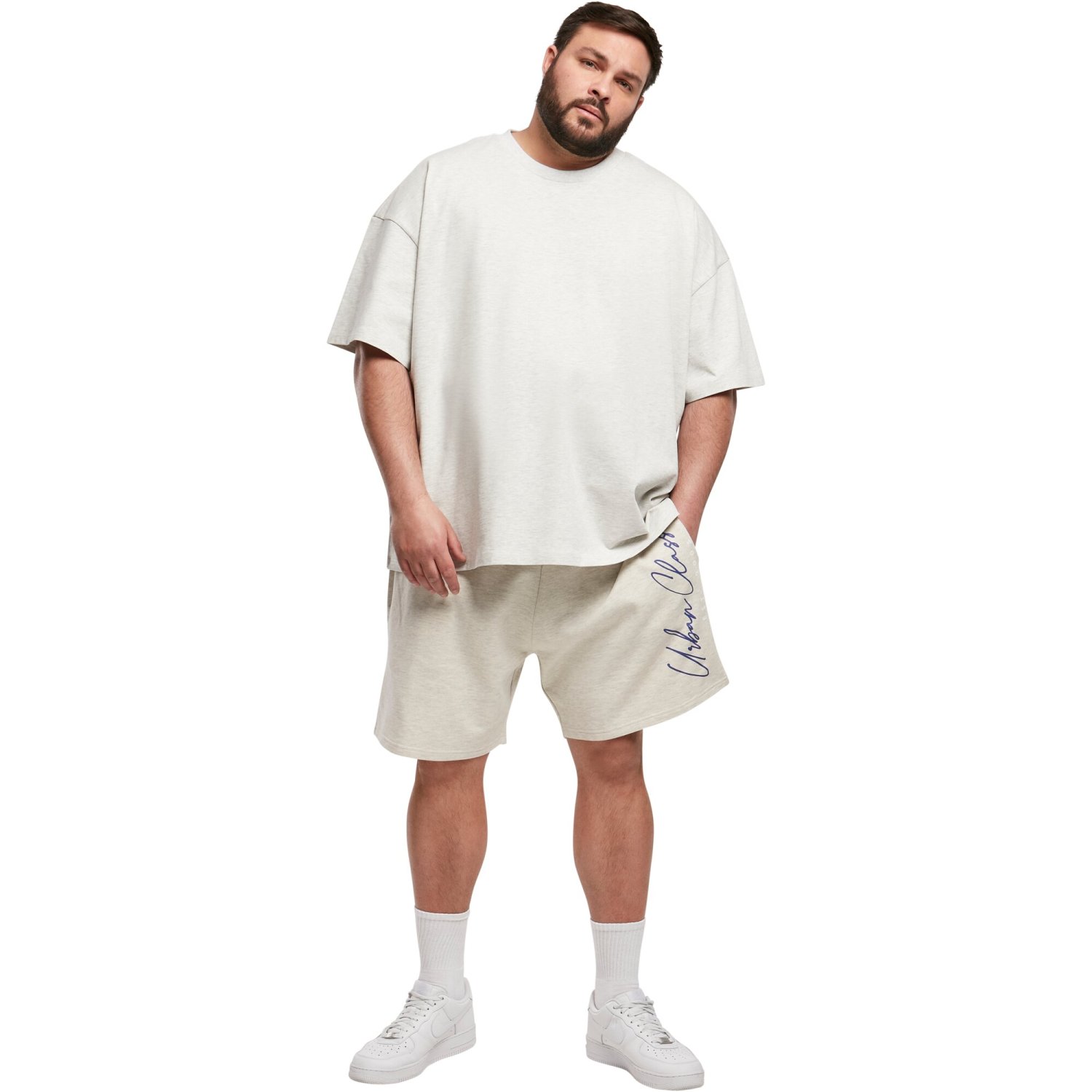 Urban Classics - Heavy OVERSIZED Shirt light grey