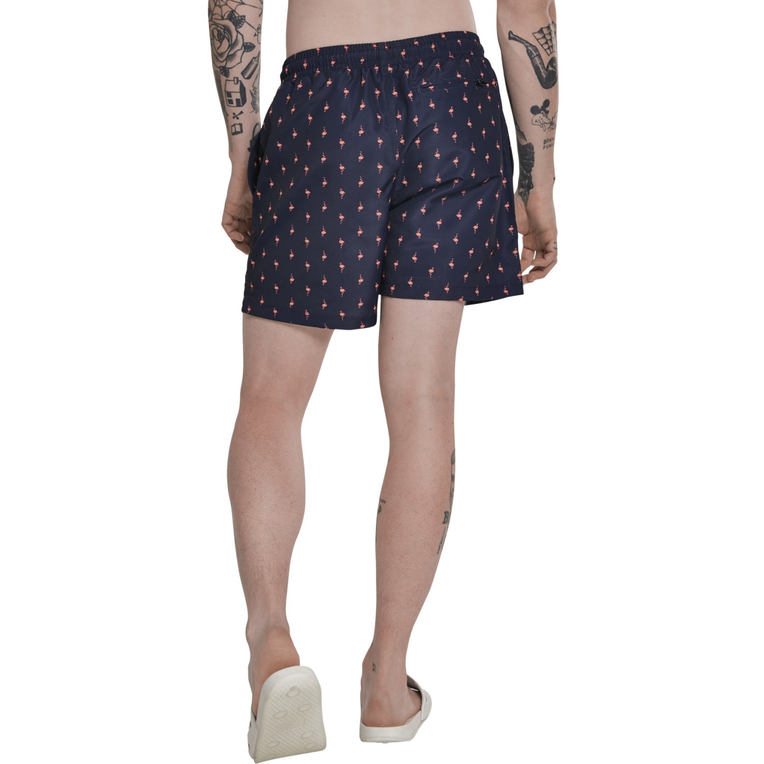 Urban Classics - PATTERN Hawaii Sommer Badeshorts