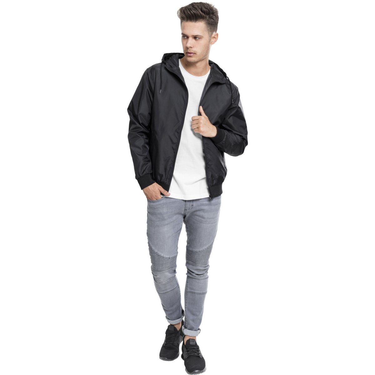 Urban Classics - Coupe-Vent noir - L