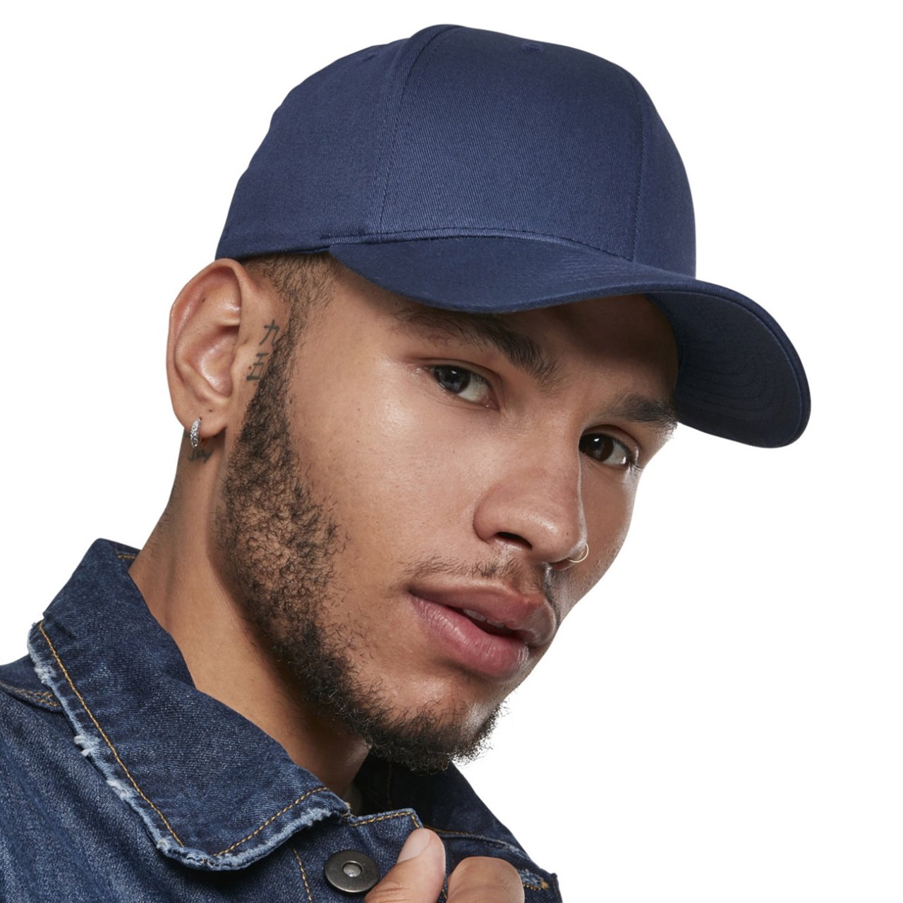 Flexfit Organic Cotton Stretchable Cap - navy