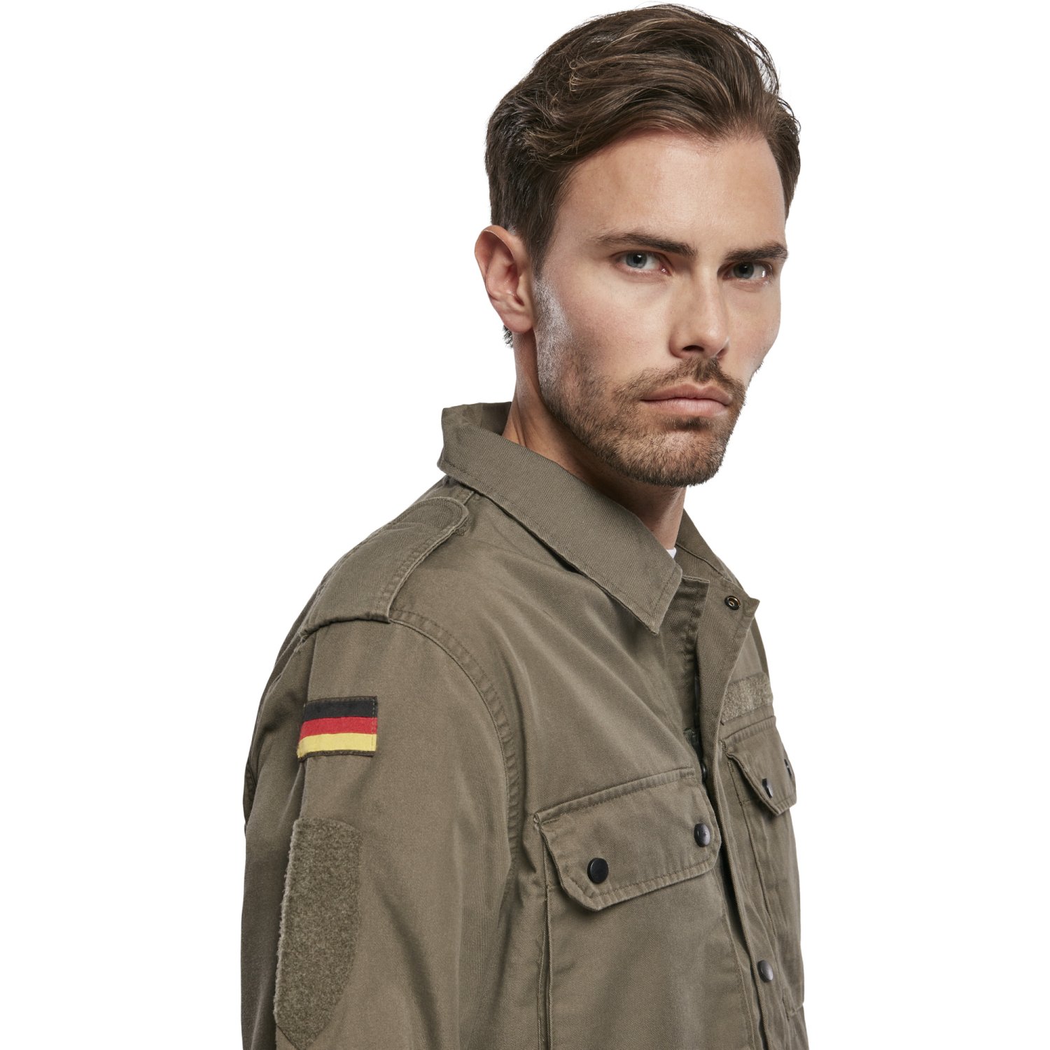 Brandit - BW Zip Chemisier Field olive