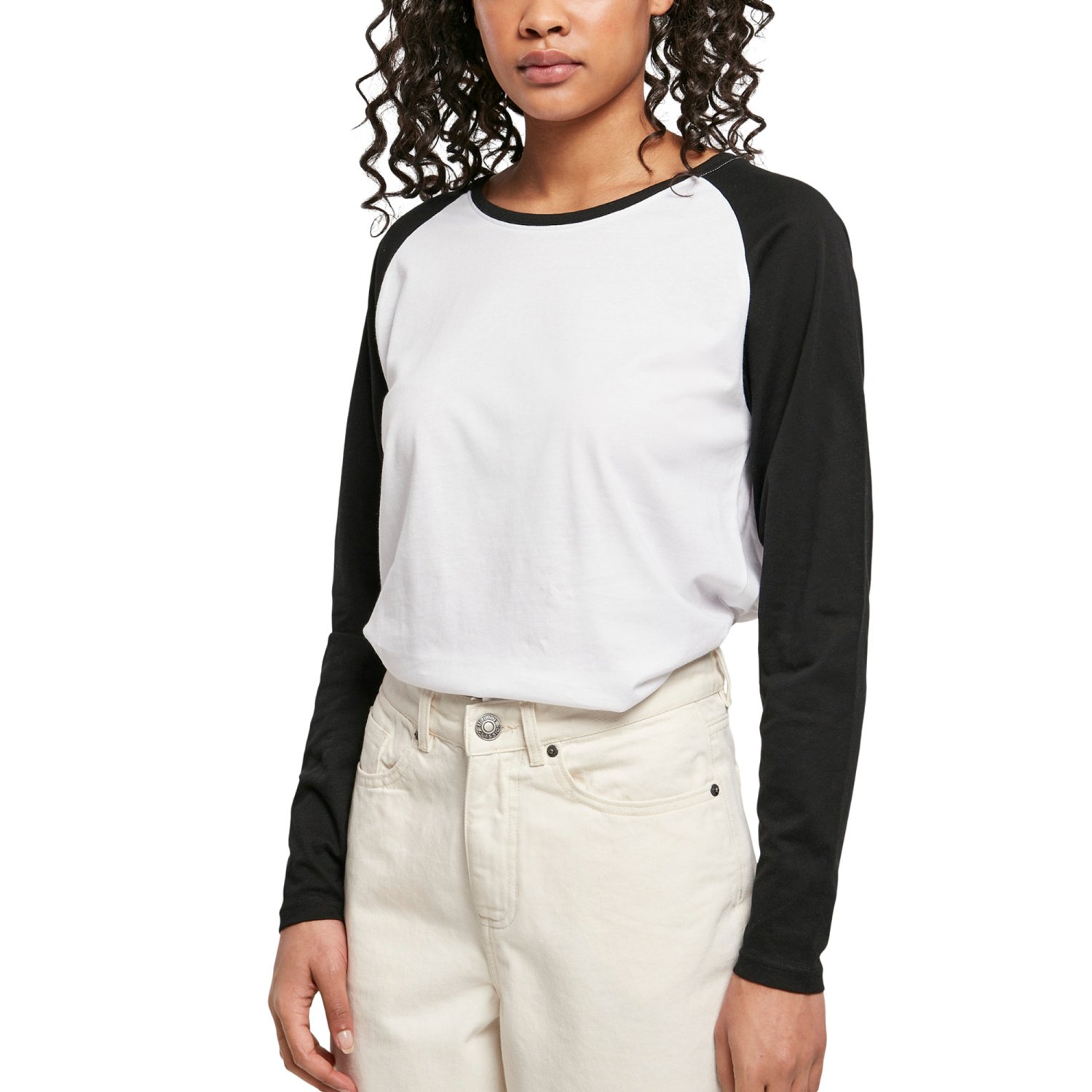 Urban Classics Femme - RAGLAN Manches Longues Top