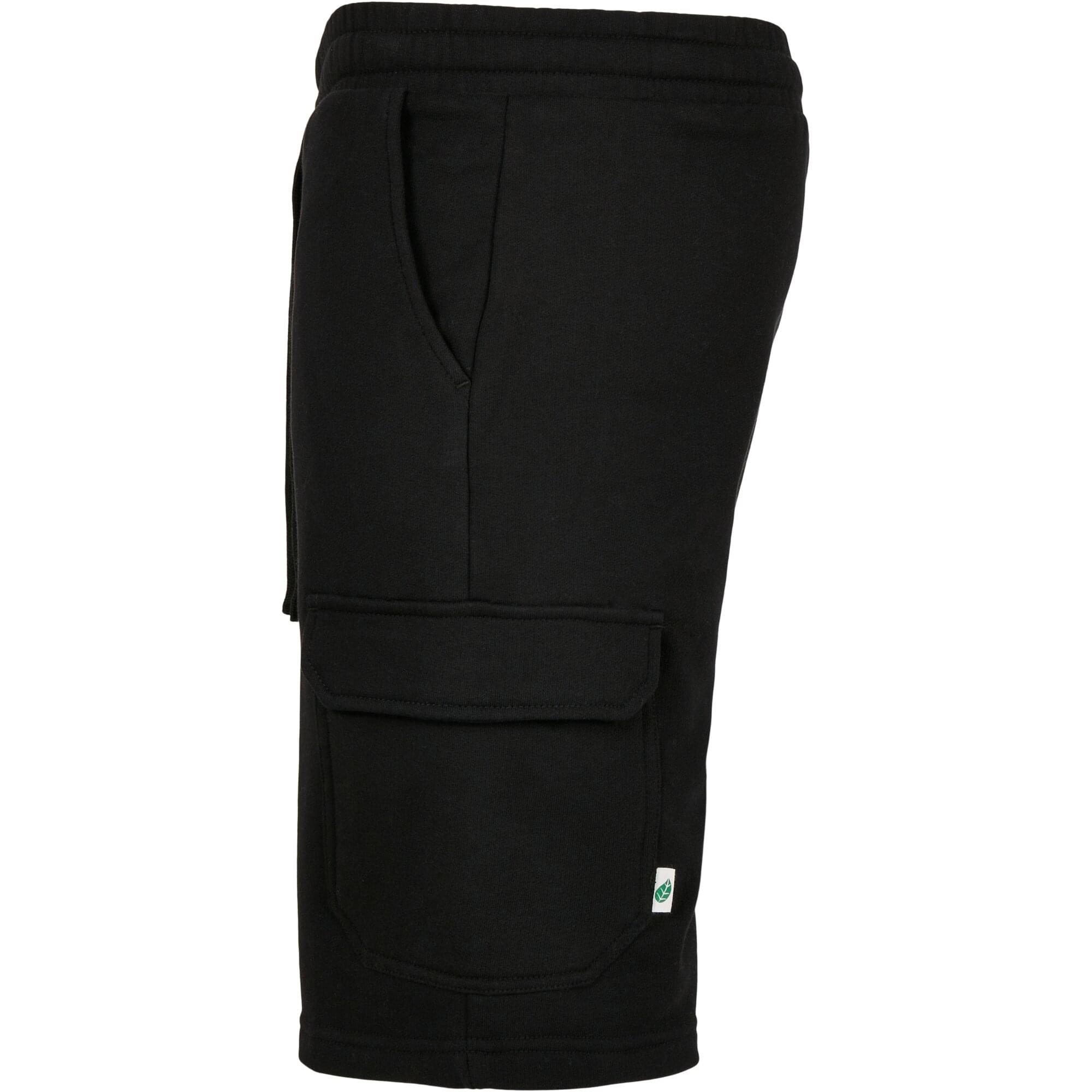 Urban Classics - Organic Cotton Cargo Sweatshorts black