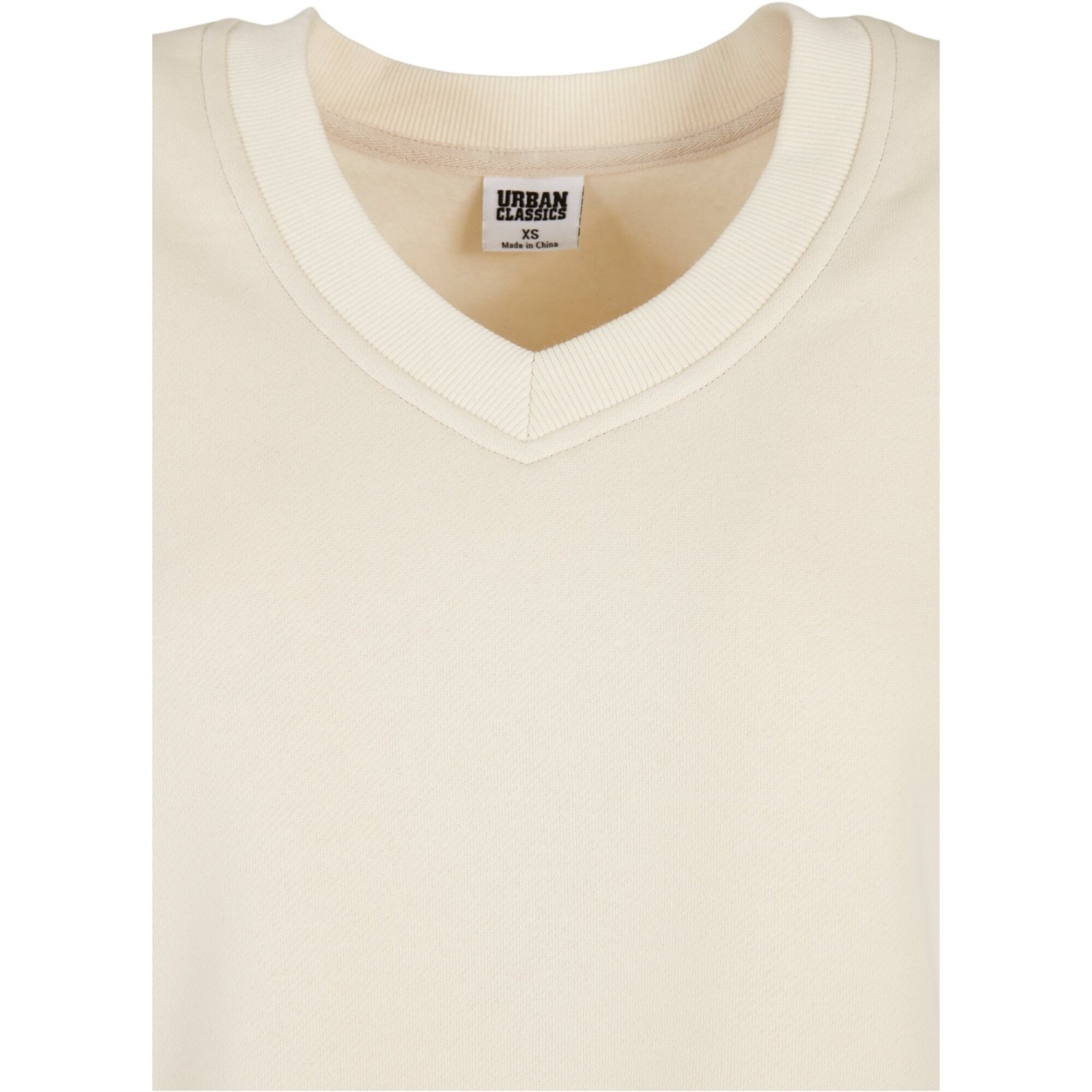 Urban Classics Ladies - Oversized Sweat Slipover whitesand