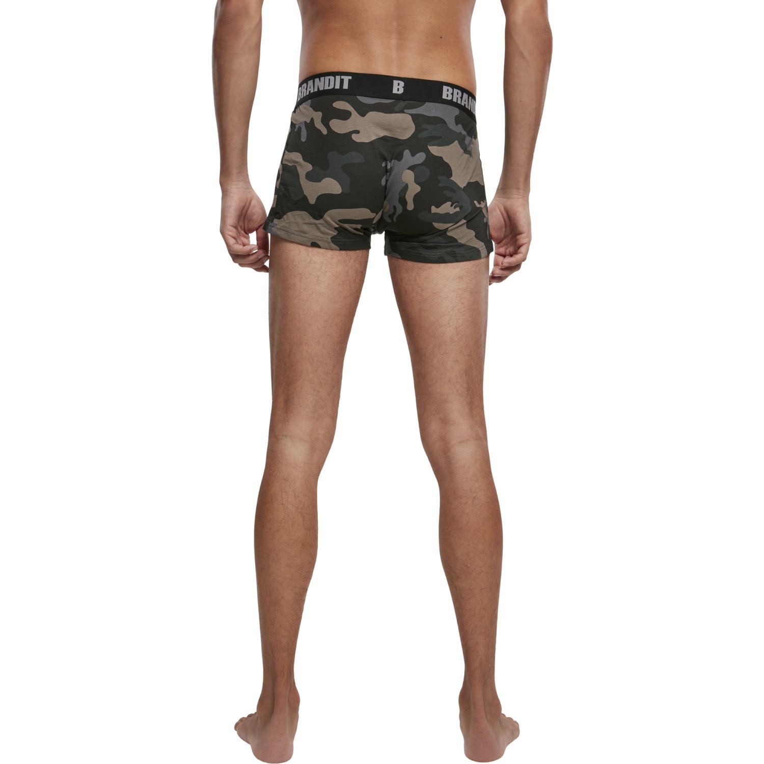 Brandit - Boxer Shorts 2-pack dark / wood camo