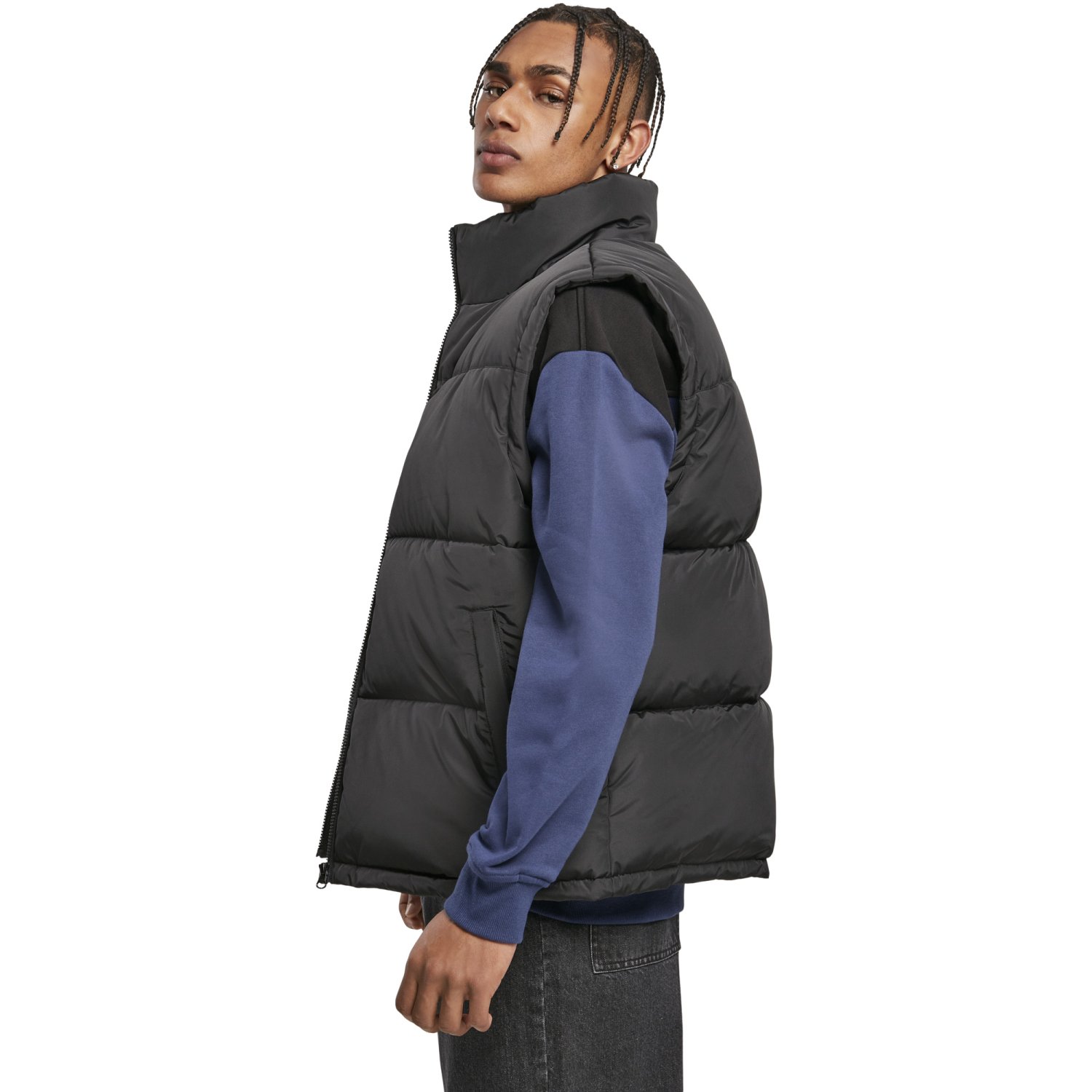 Urban Classics - Block Puffer Veste noir