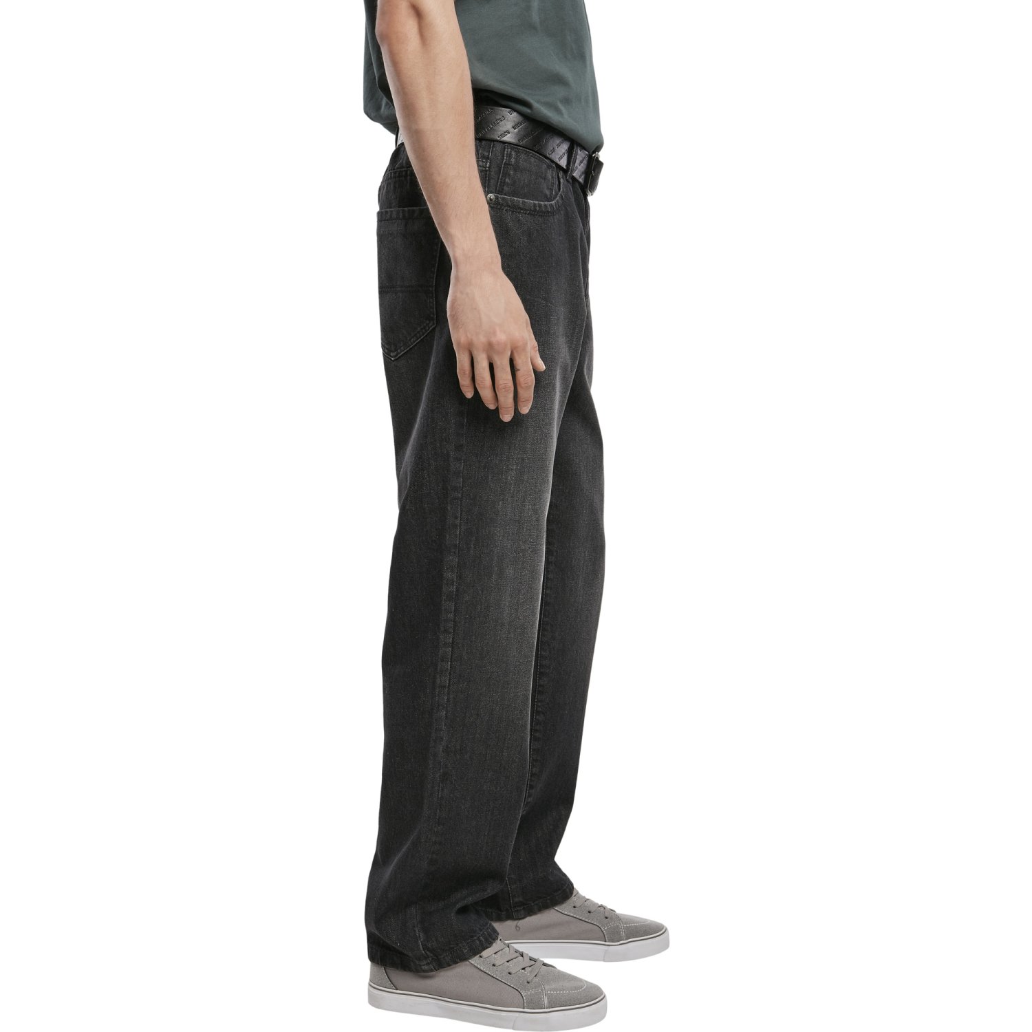 Urban Classics - Loose Baggy Hip Hop Denim Jeans black wash