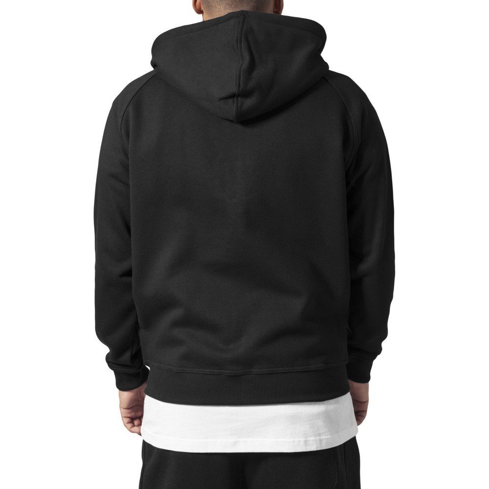 Urban Classics - Zip Sweat à capuche noir - 5XL