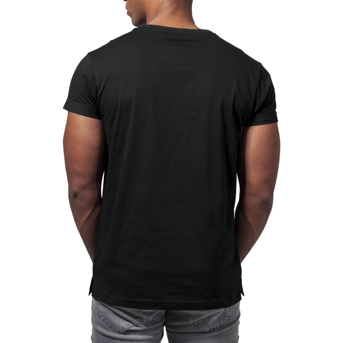 Urban Classics - TURNUP Shirt schwarz