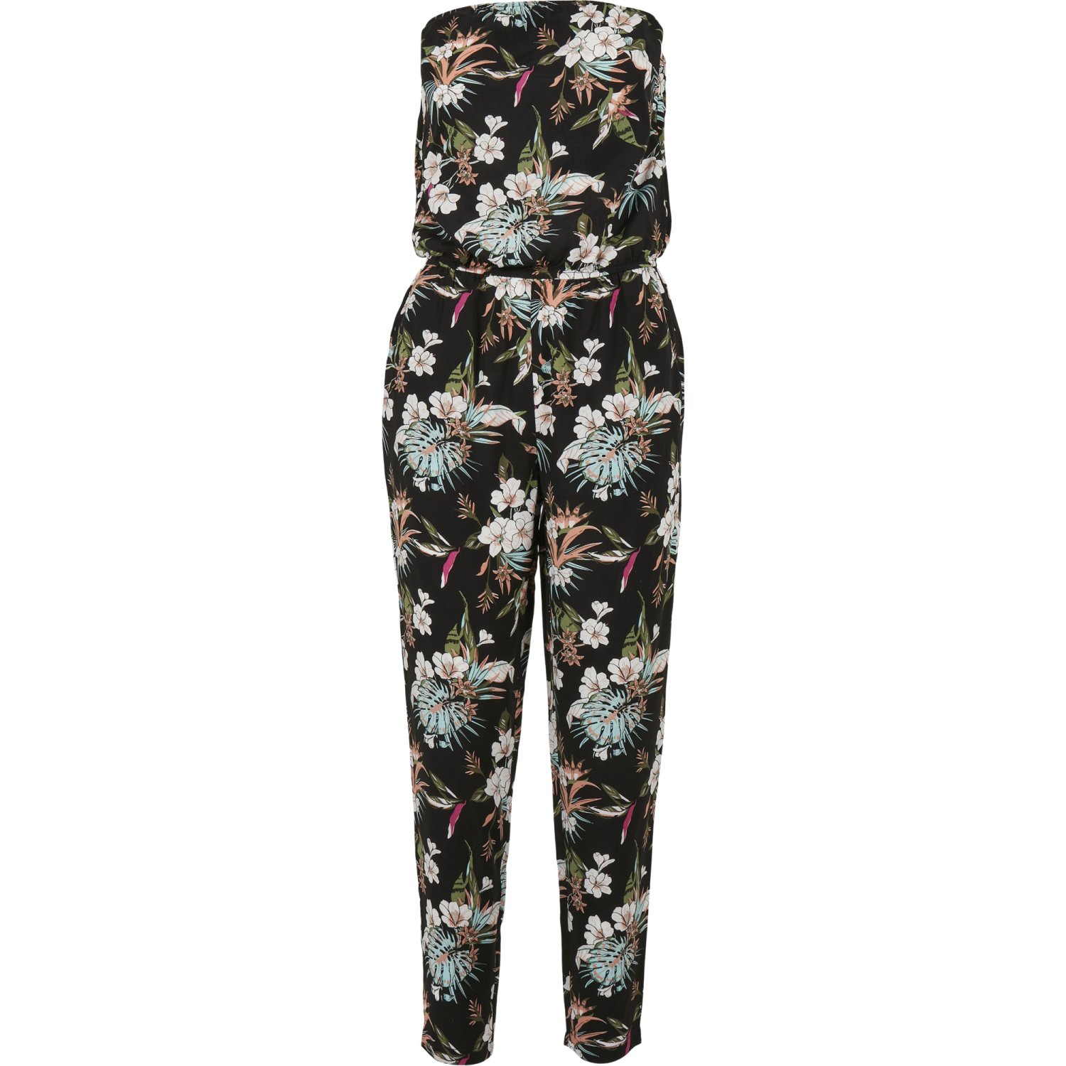 Urban Classics Ladies - Bandeau Jumpsuit Overall tropical