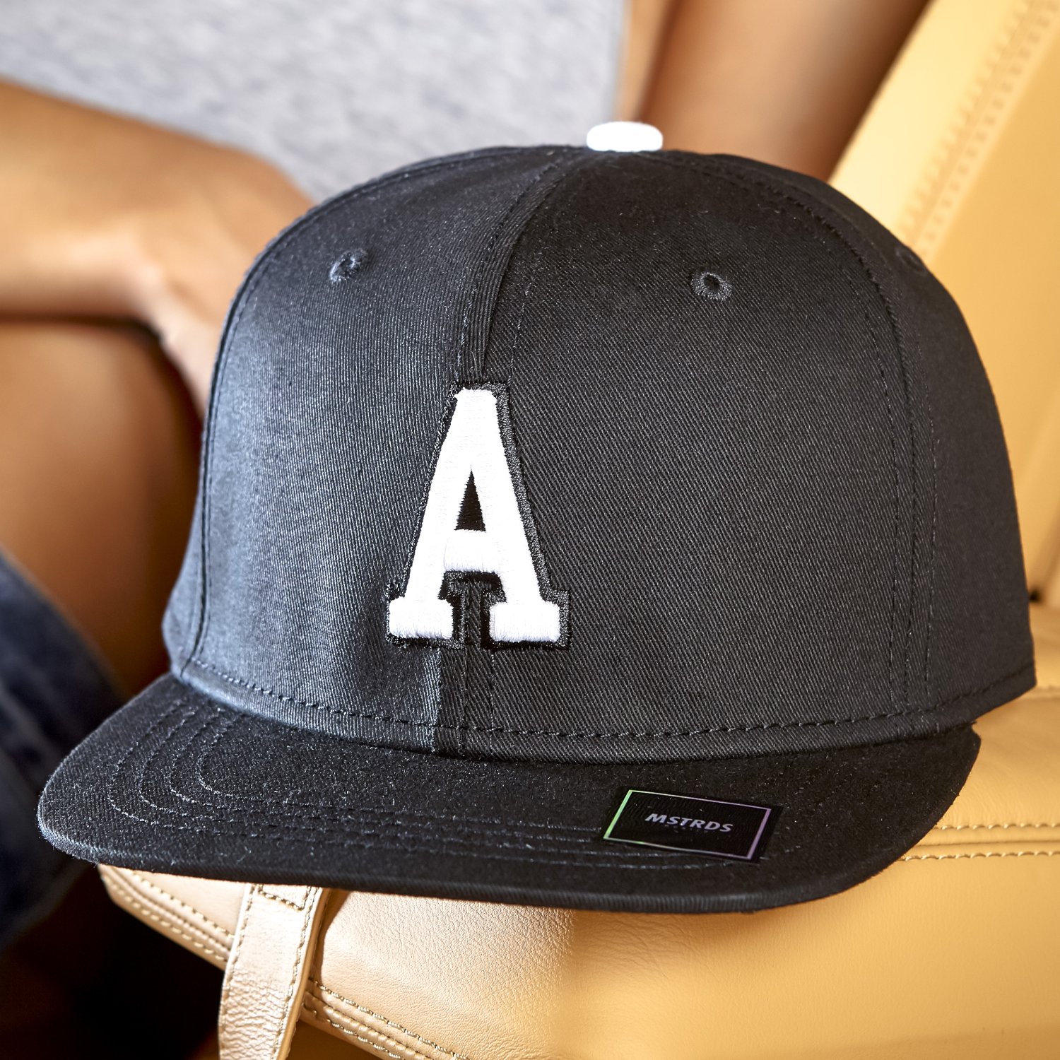 Urban Classics A-Z LETTER Snapback Cap - black