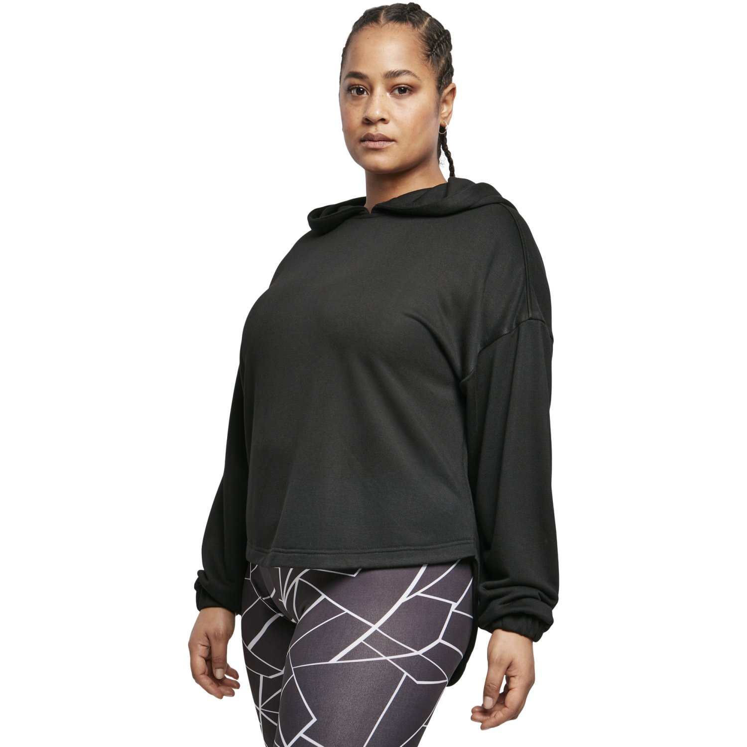 Urban Classics Ladies - Oversized Modal Terry Hoody noir