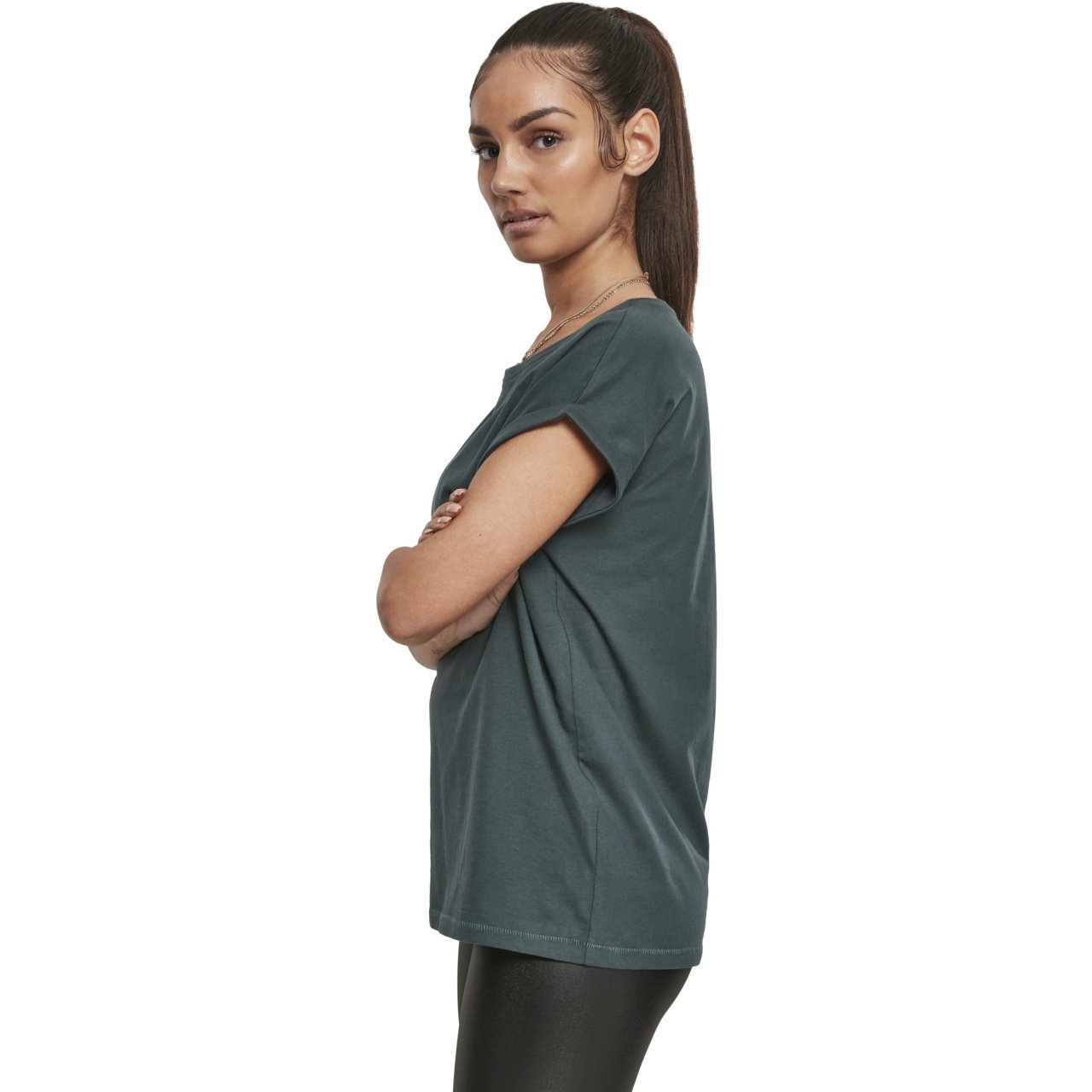 Urban Classics Ladies - EXTENDED SHOULDER Loose Shirt Top
