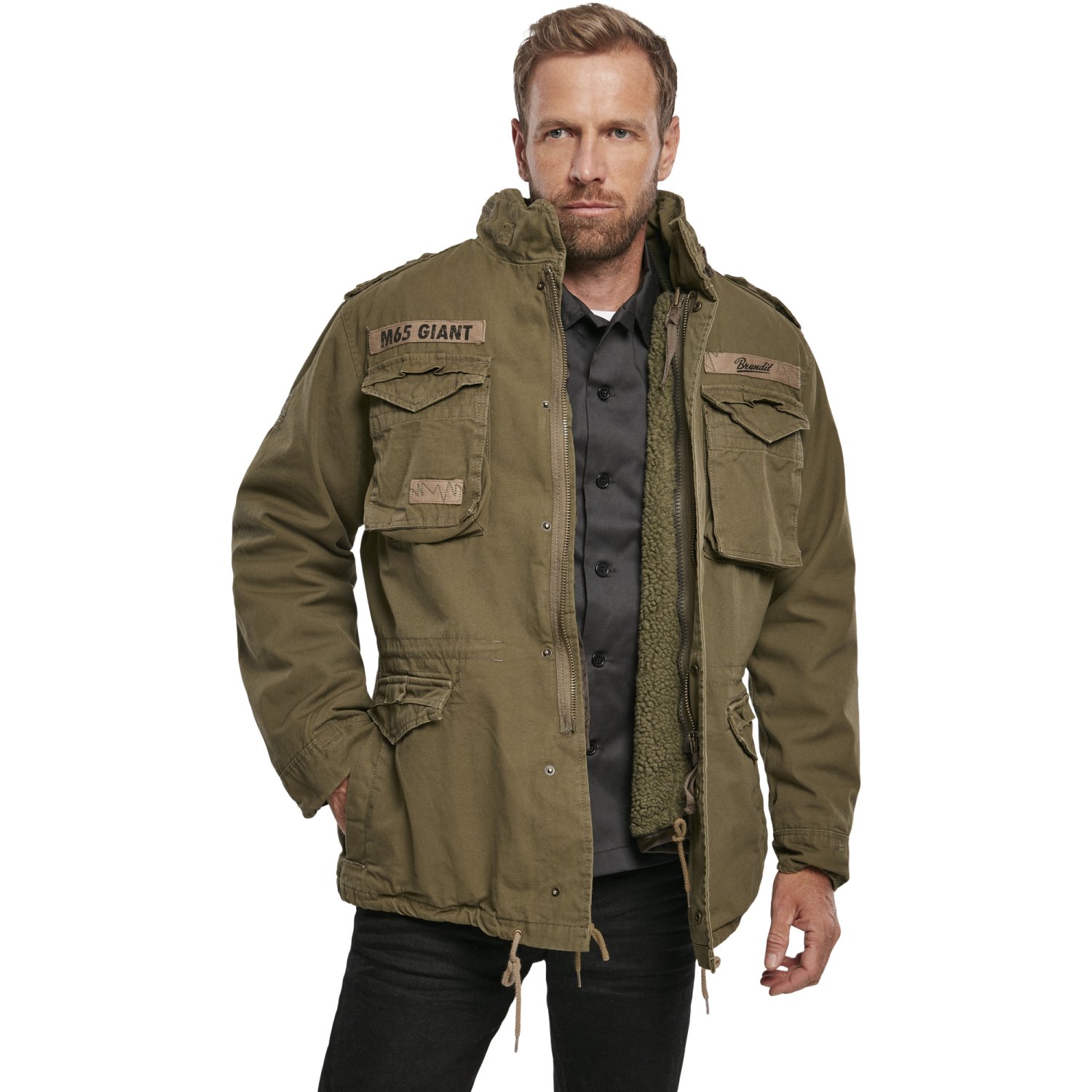 Brandit - M65 GIANT Vintage Parka All Weather Jacket olive