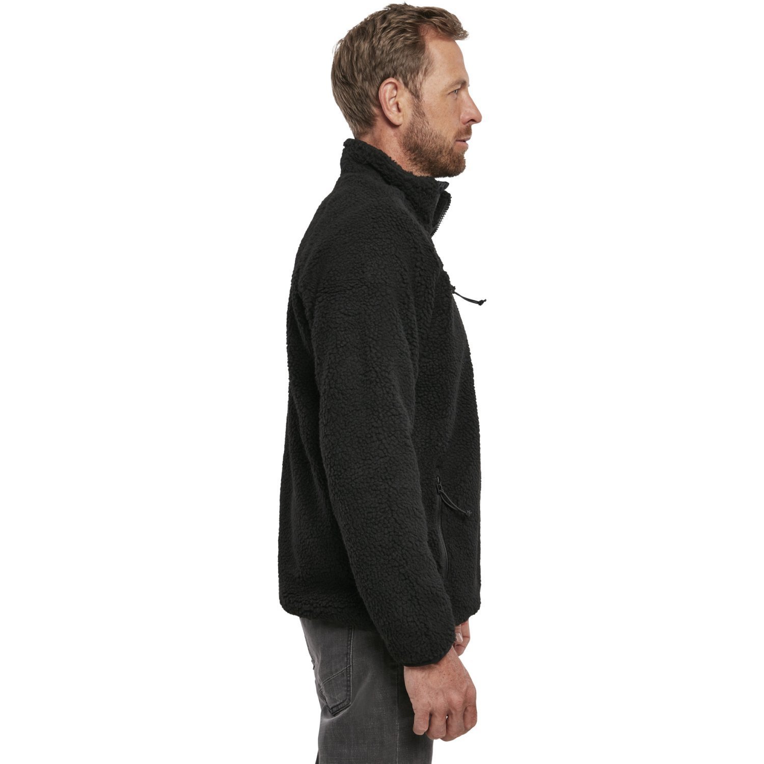 Brandit - Teddyfleece Troyer Sweater noir