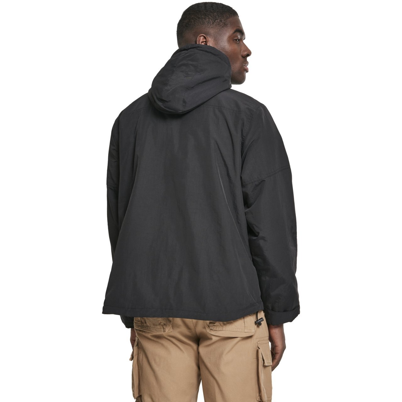 Brandit Pull-Over Outdoor Army Windbreaker Jacket black