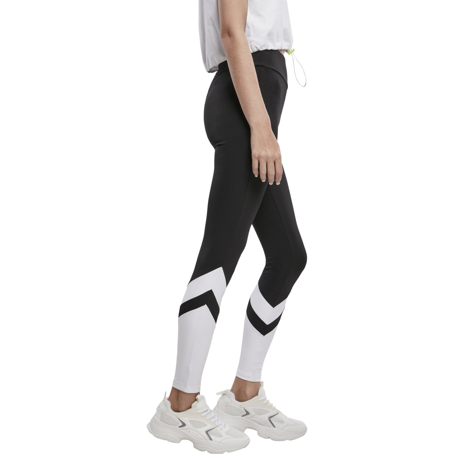 Urban Classics Ladies - Arrow High Waist Leggings noir