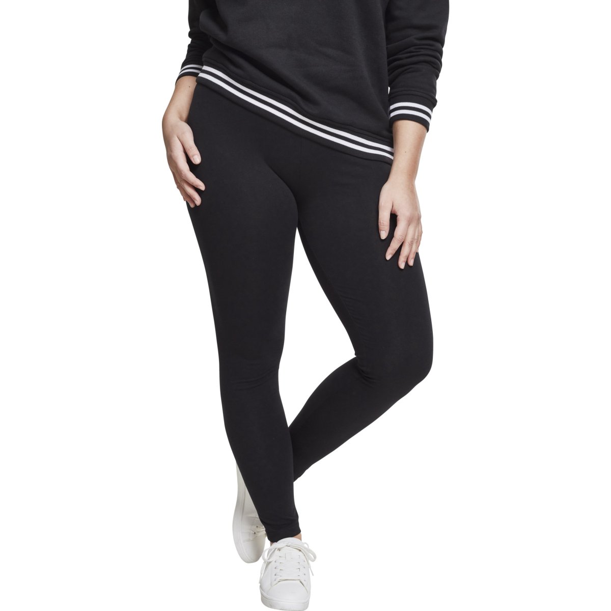 Urban Classics Ladies - Jersey Stretch Leggings schwarz