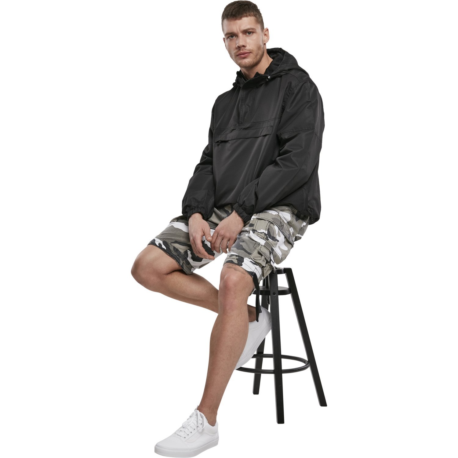 Brandit Pull-Over Summer Windbreaker Jacket black