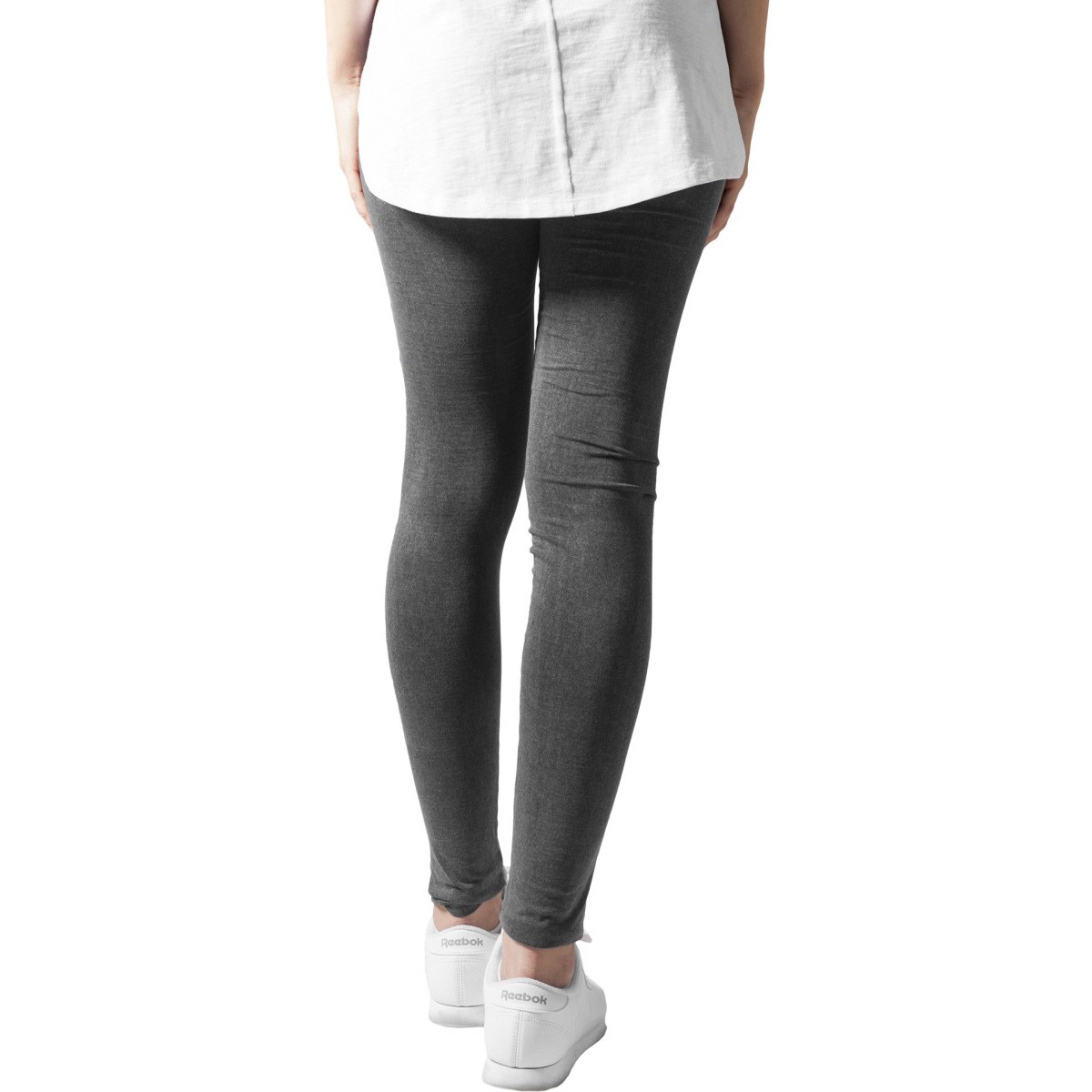 Urban Classics Ladies - Cutted Knee Leggings charcoal