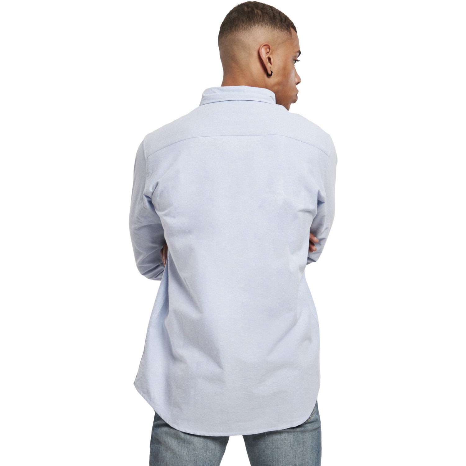 Urban Classics - Basic Oxford Shirt blue / white