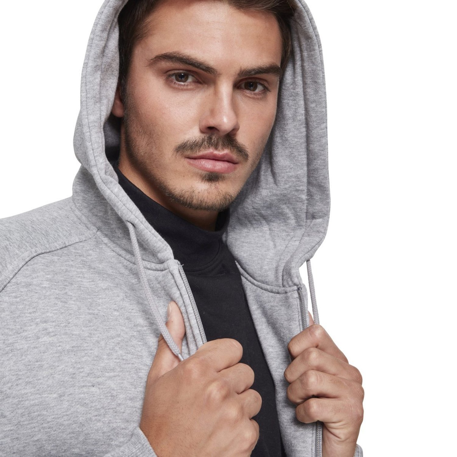 Urban Classics - Zip Hoody grey