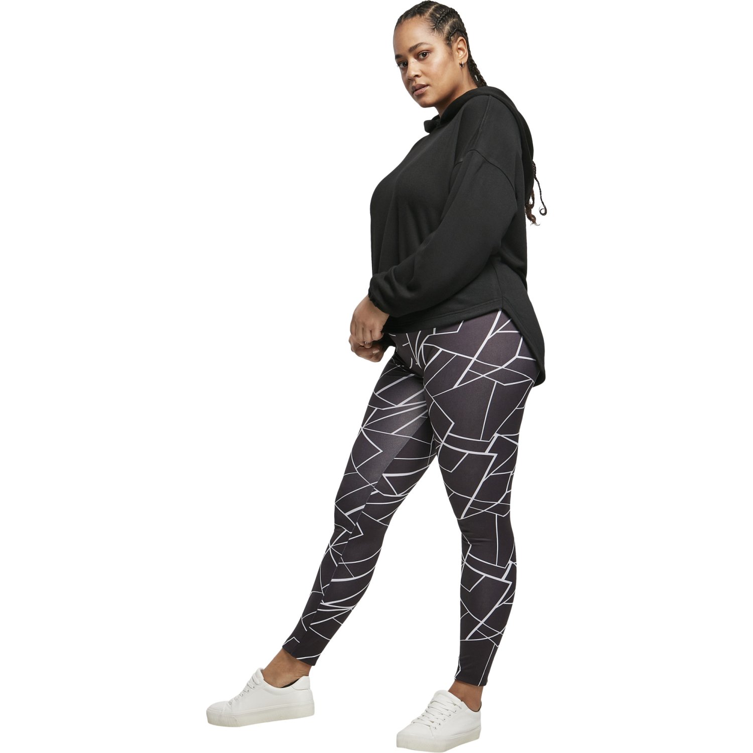 Urban Classics Ladies - Oversized Modal Terry Hoody noir