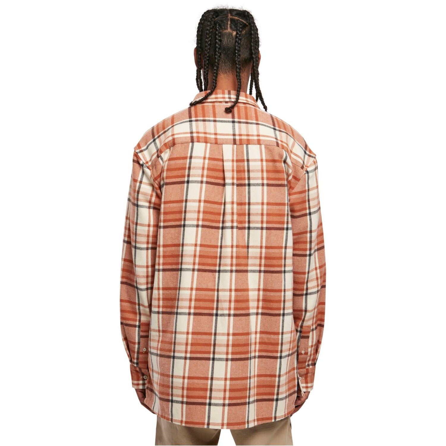 Urban Classics - Long Oversized Checked Flanell Shirt