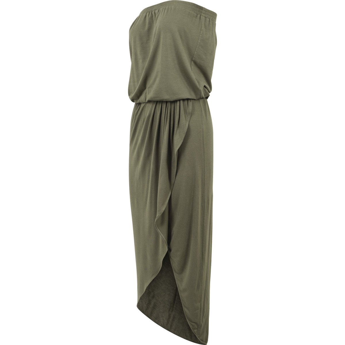 Urban Classics Ladies - Viscose Bandeau Dress olive