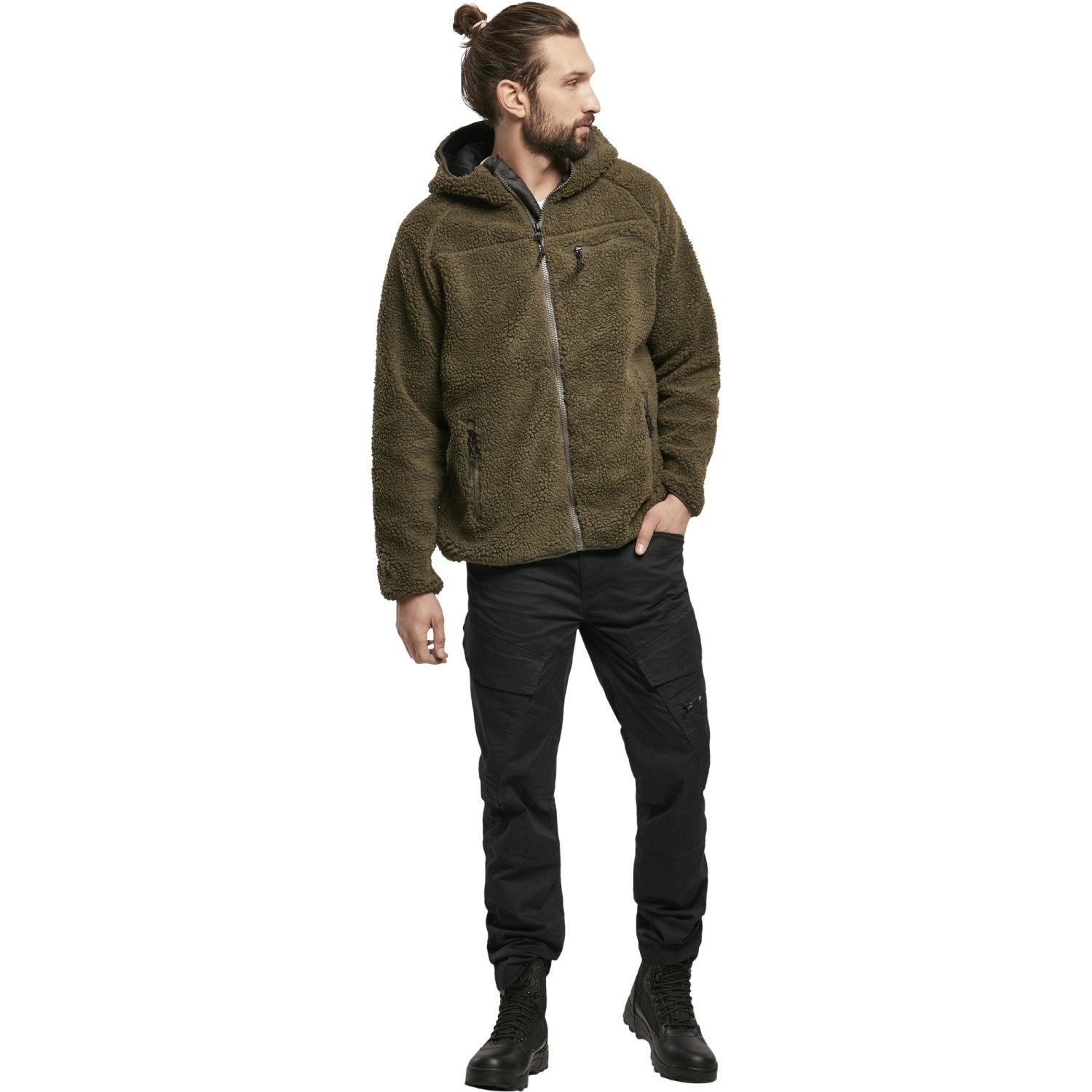Brandit - Teddyfleece Worker Jacket olive