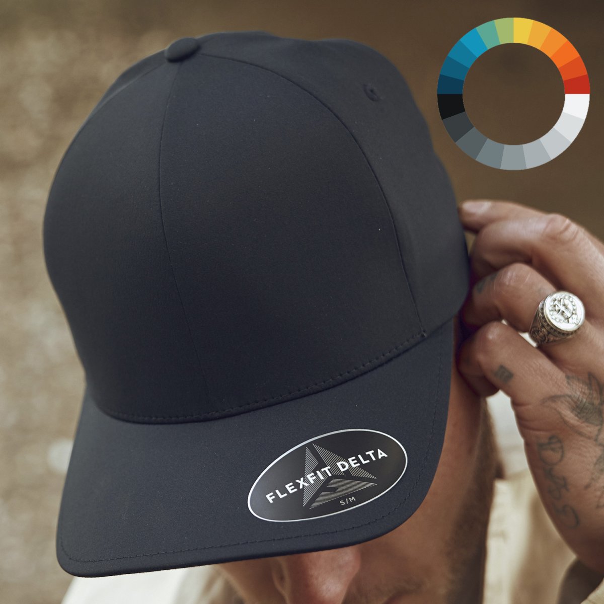 Flexfit DELTA Adjustable Cap - sans couture, anti-taches