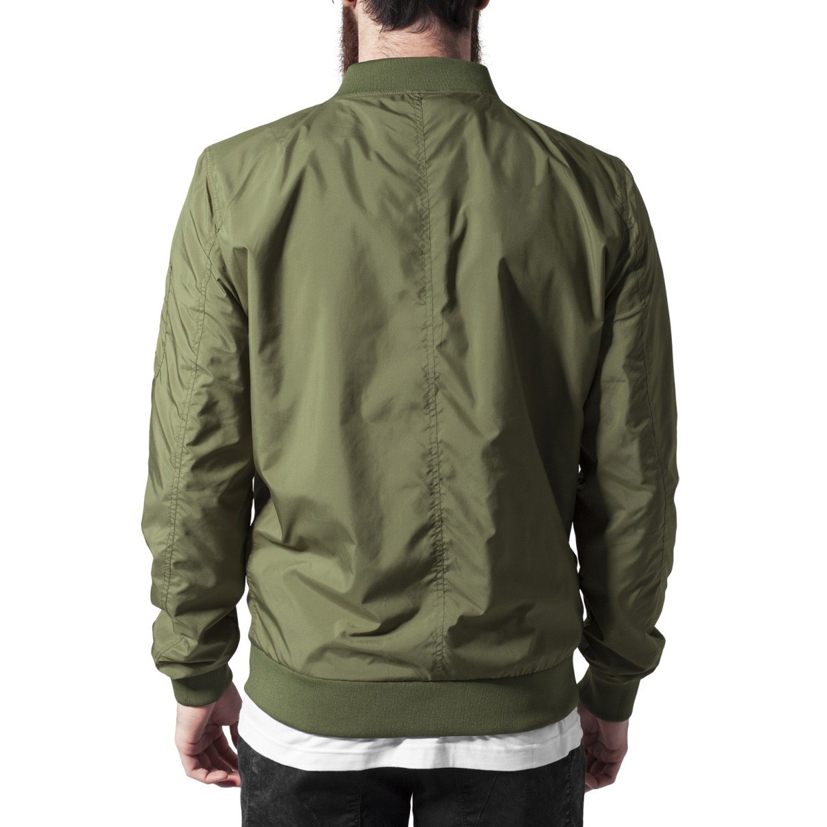 Urban Classics - LIGHT BOMBER Jacket olive