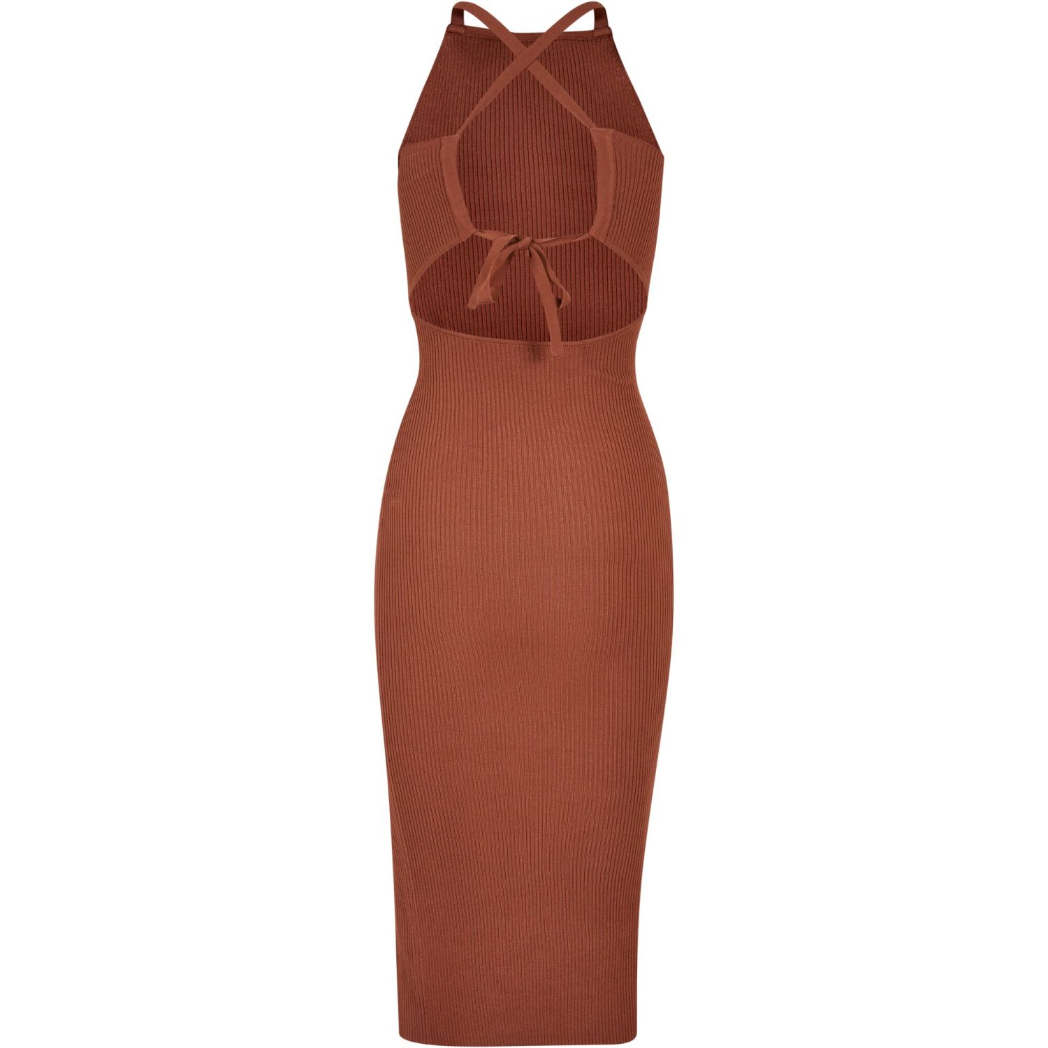 Urban Classics Ladies - Midi Rippenstrick Kleid