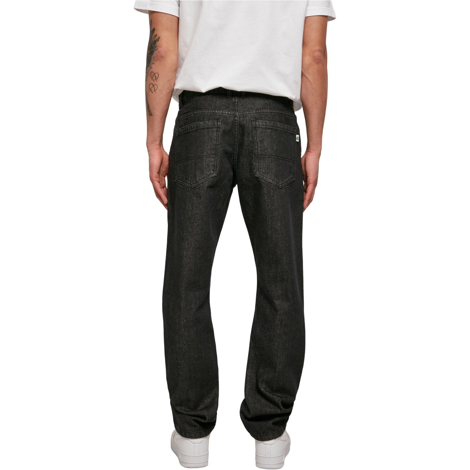 Urban Classics - Organic Straight Leg Denim Jeans black