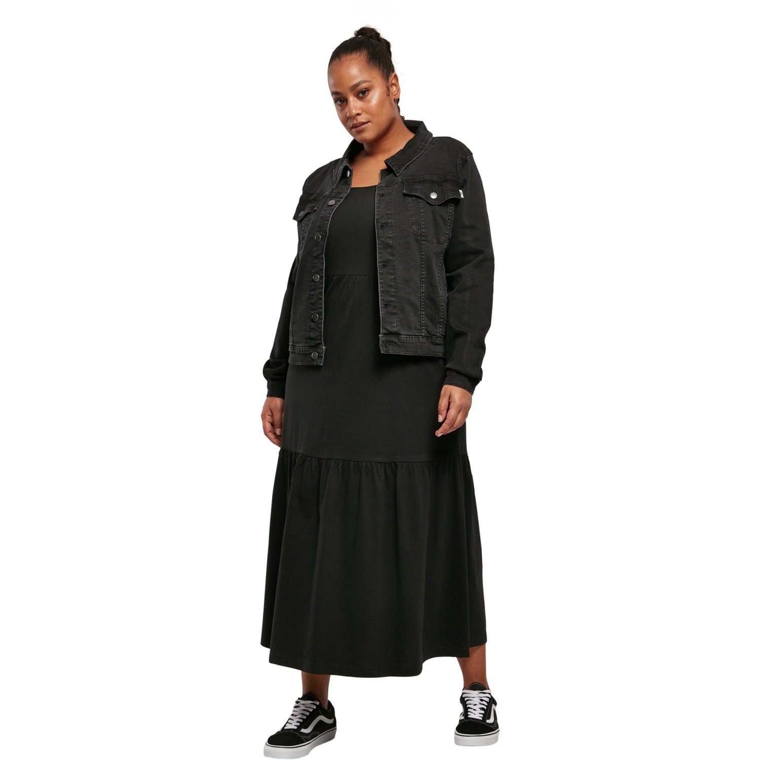 Urban Classics Ladies - Organic Denim Veste black washed