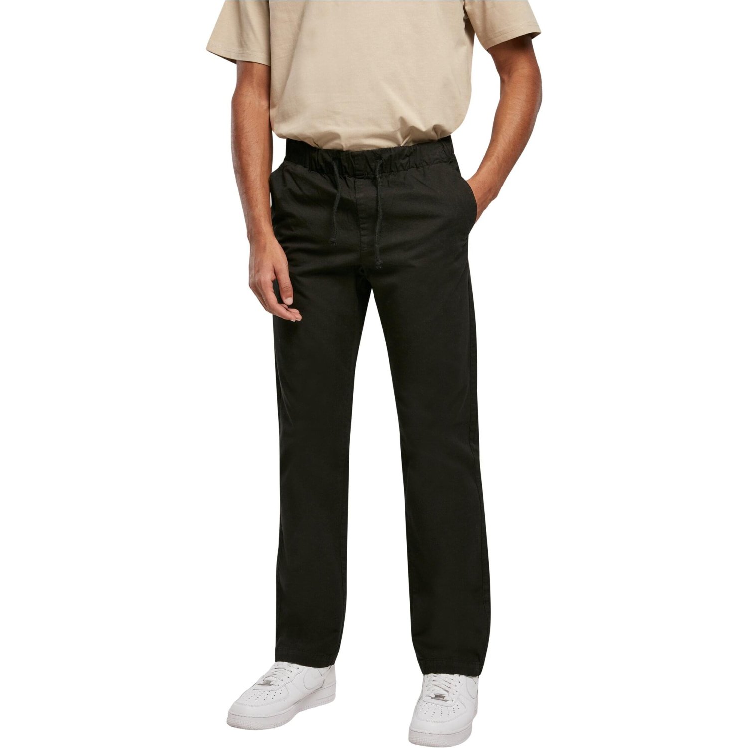 Urban Classics - Straight-Fit Slit Pants black