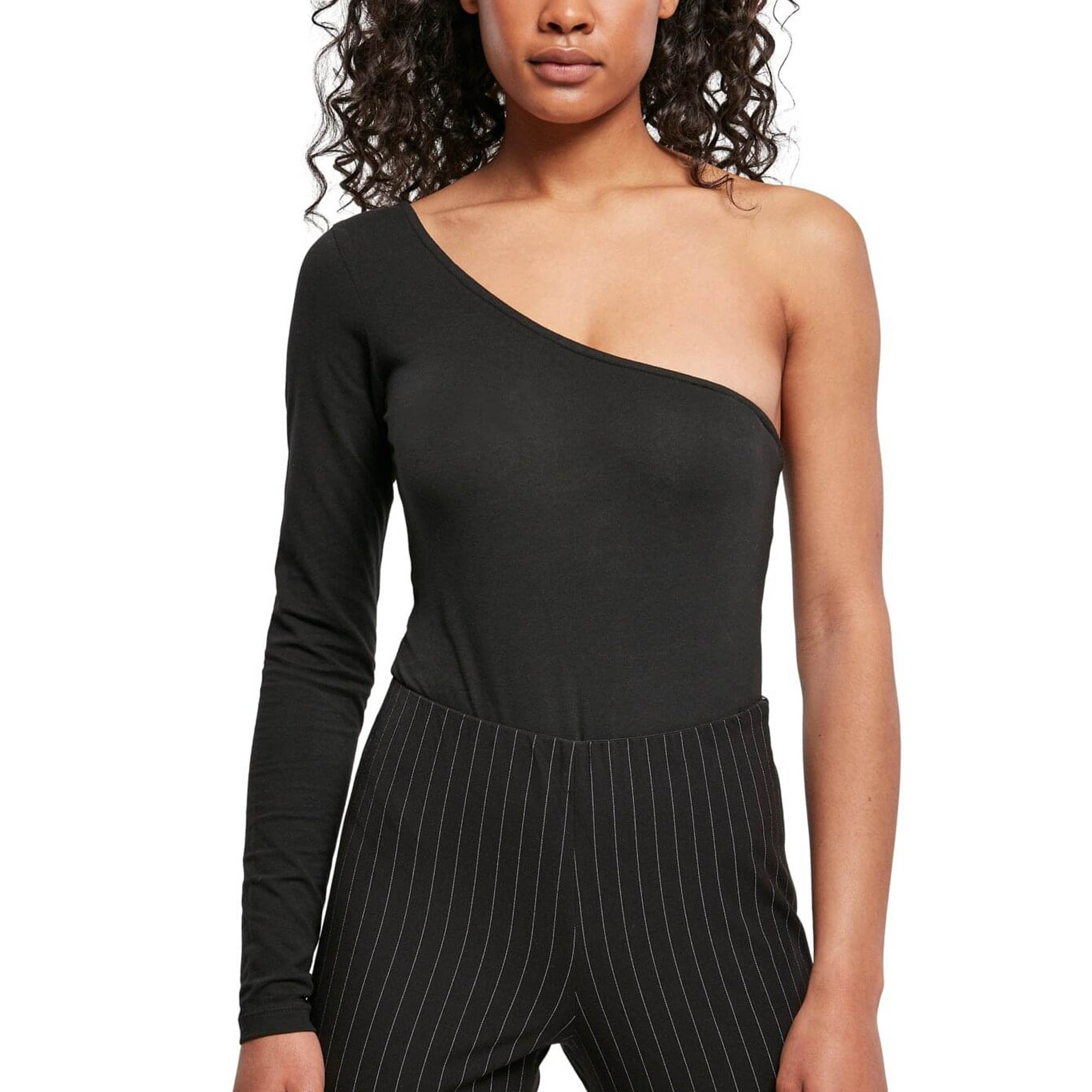 Urban Classics Ladies - Organic Asymmetric One Sleeve Body