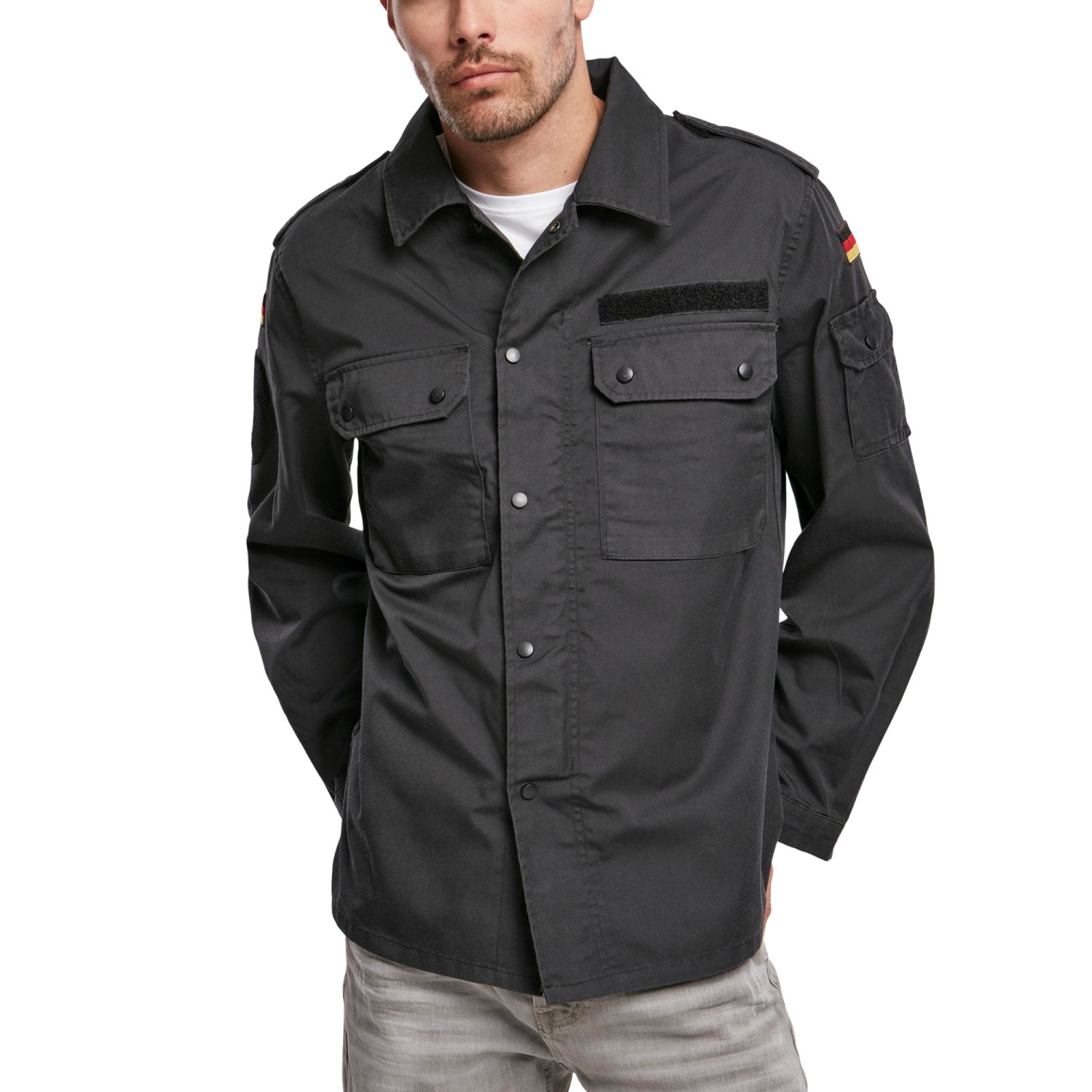 Brandit - BW Army Field Blouse Zip Shirt