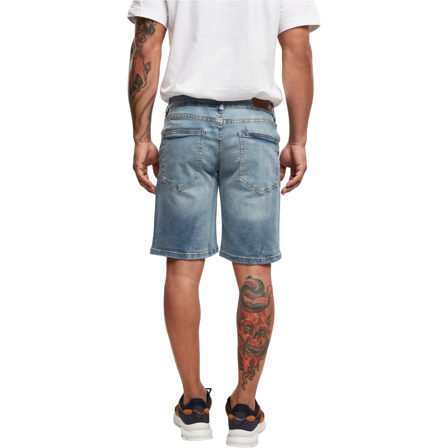 Urban Classics - Relaxed-Fit Stretch Denim Jeans Shorts