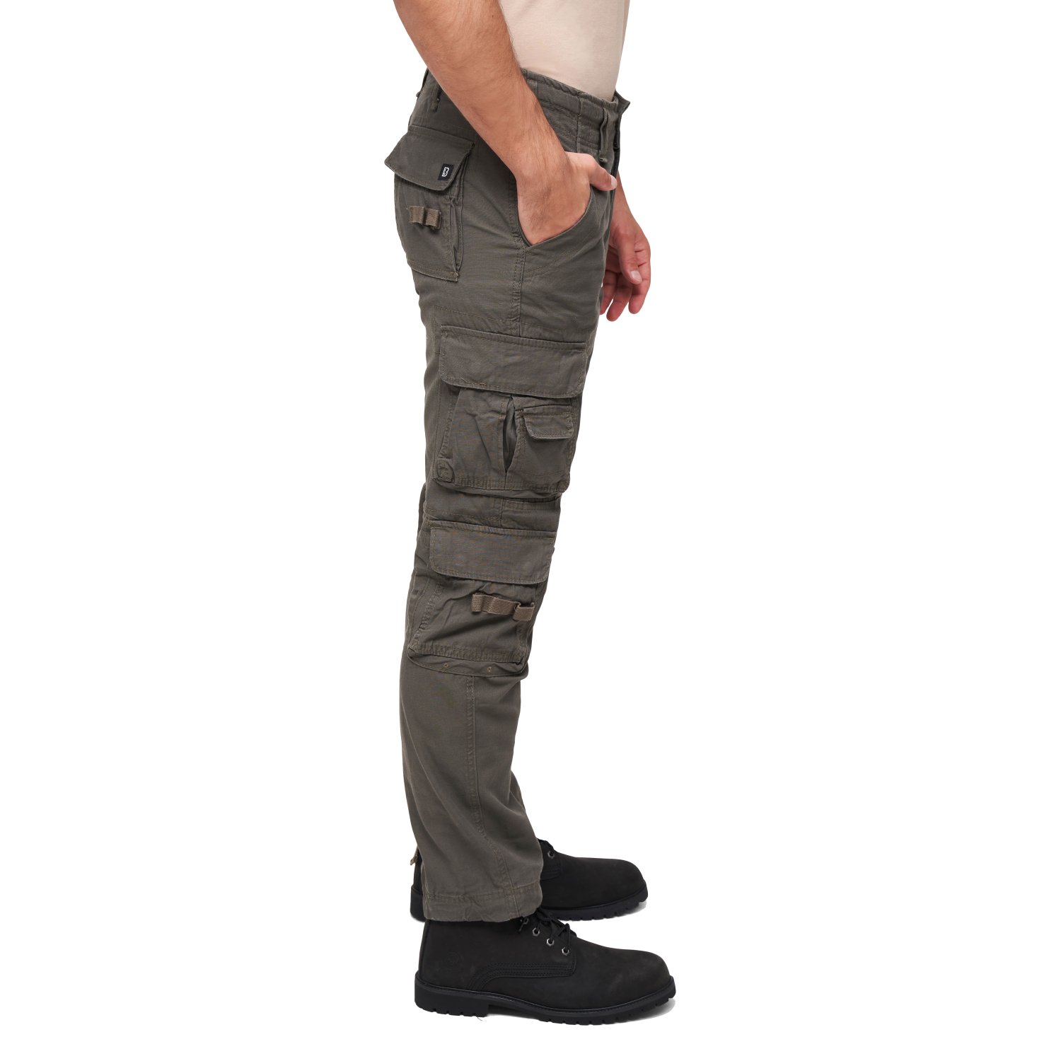 Brandit Outdoor Army Cargo Pure Slim-Fit Pants olive