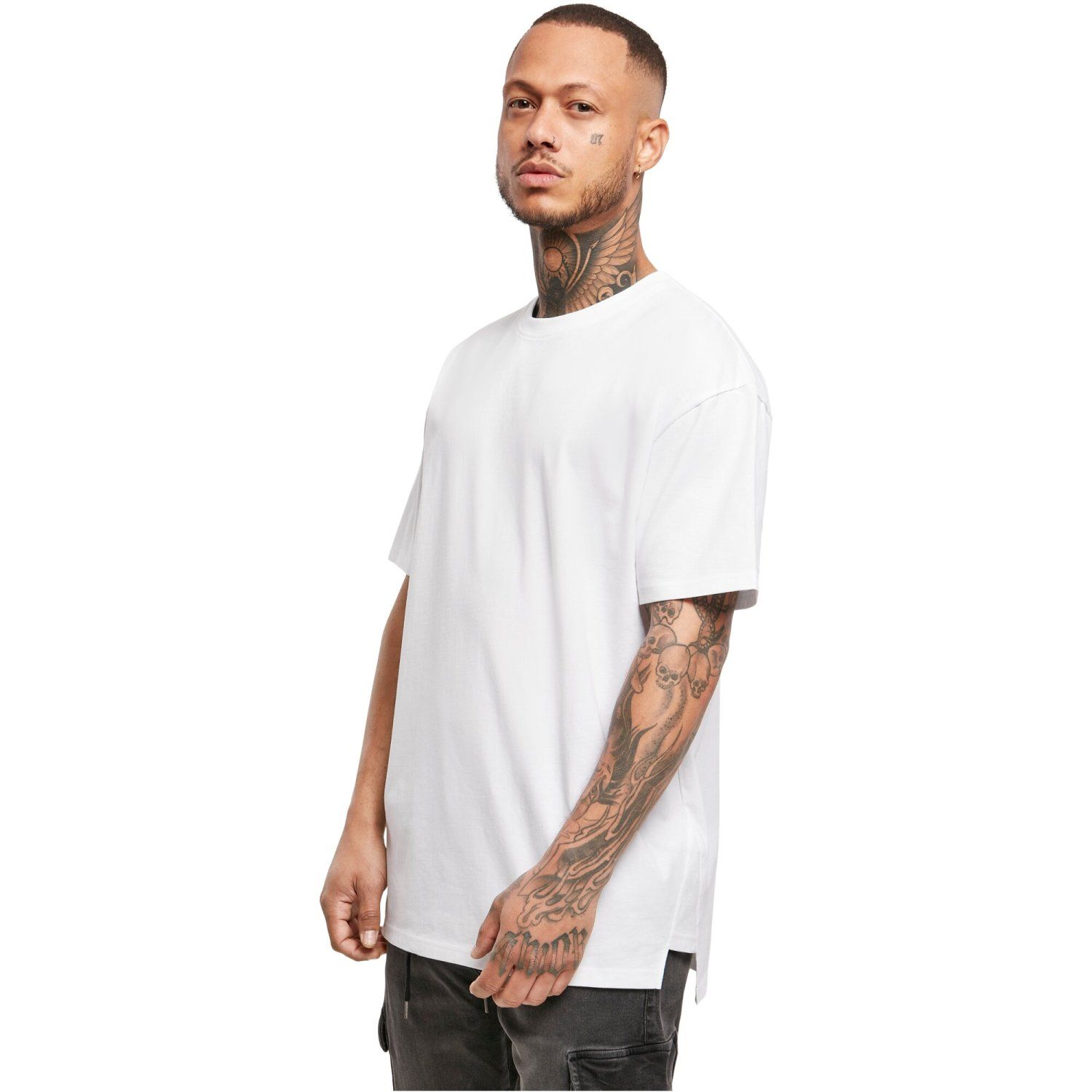 Urban Classics - Oversized Triangle Shirt white