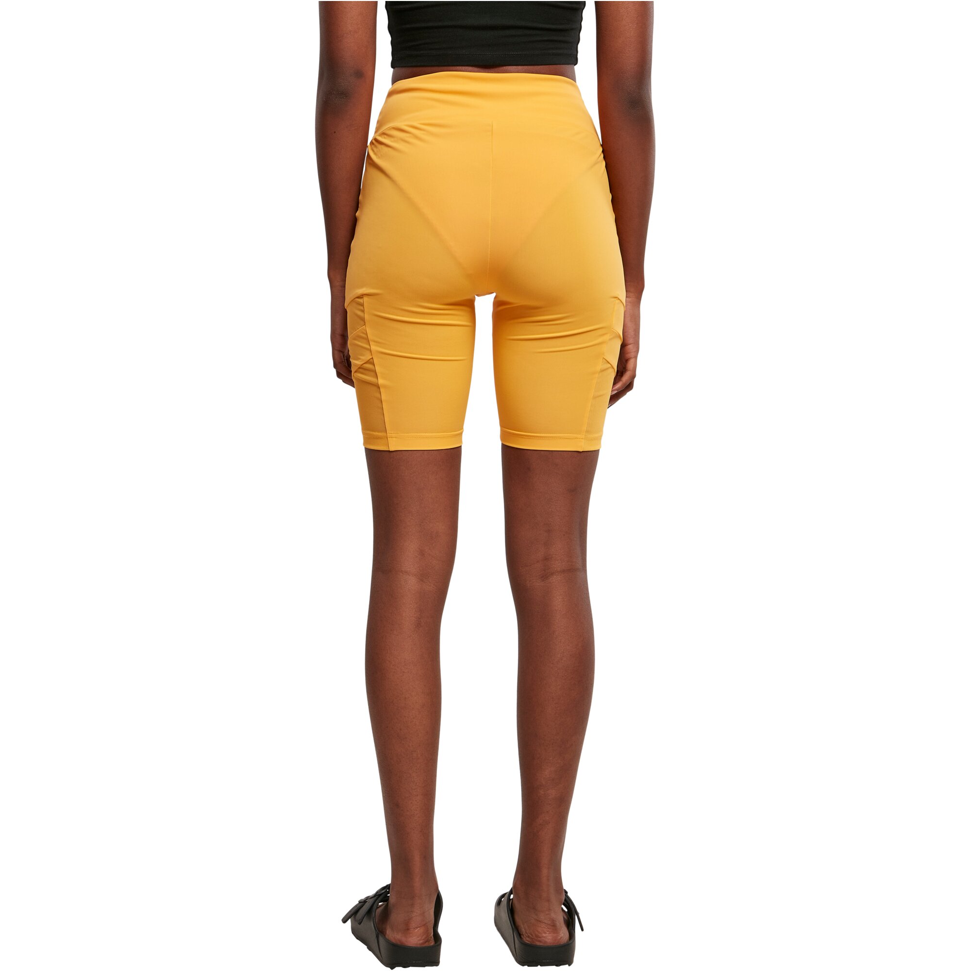 Urban Classics Ladies - CYCLE Tech Mesh Shorts mango