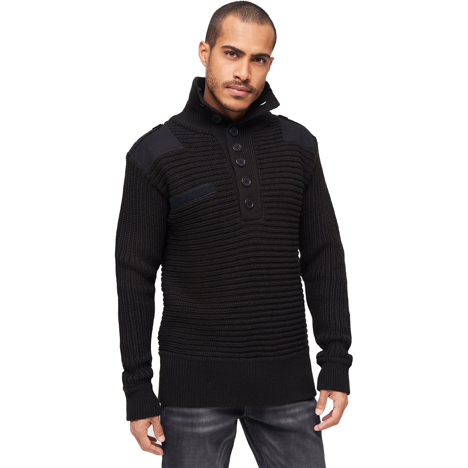 Brandit Military ALPIN Army Pullover Sweater black