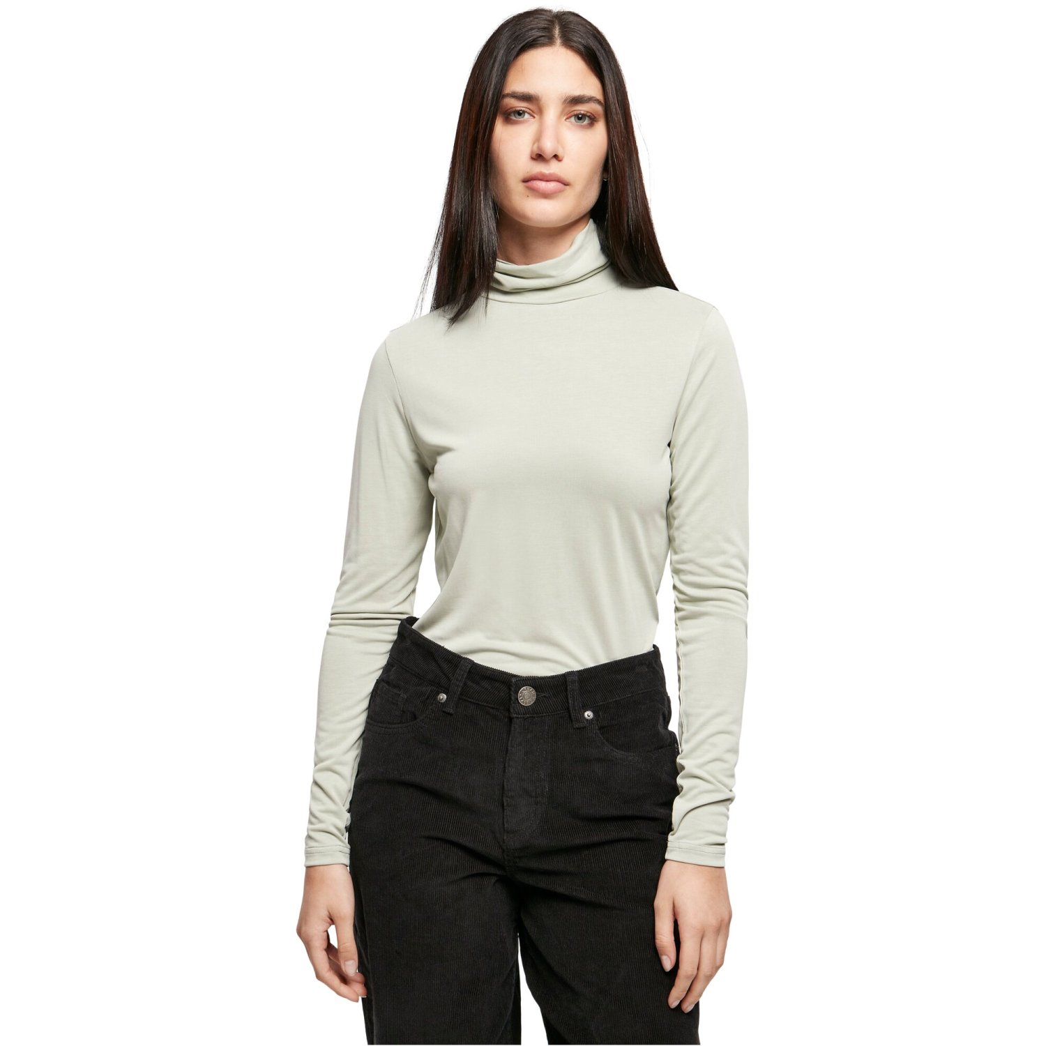 Urban Classics Ladies - Modal Turtleneck Longsleeve