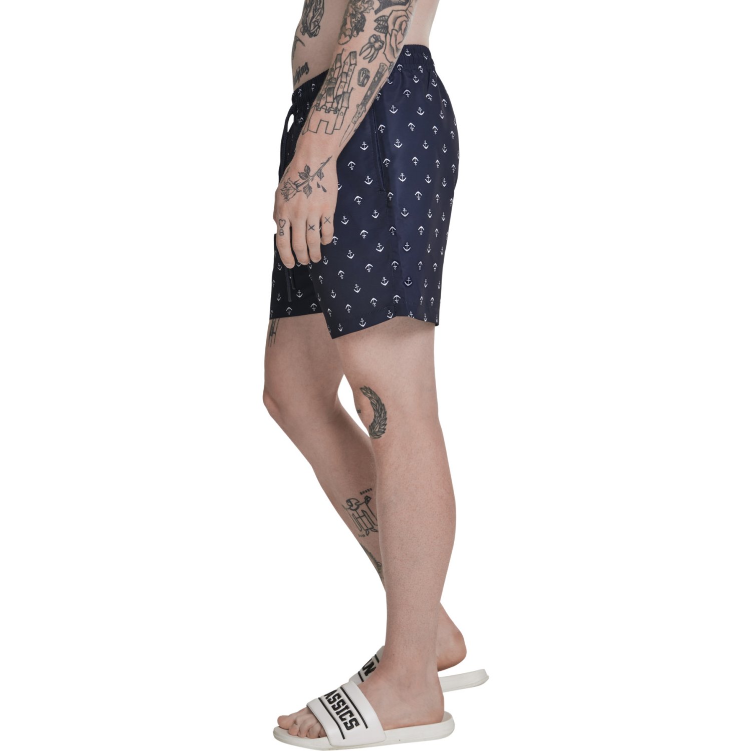Urban Classics - PATTERN Swim Shorts anchor