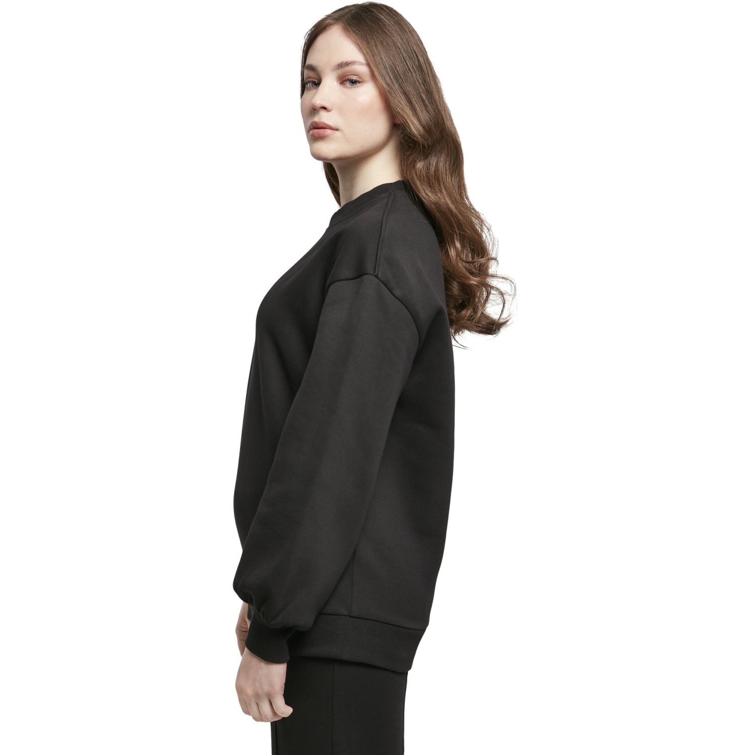 Urban Classics Ladies - ORGANIC Oversized Pullover noir