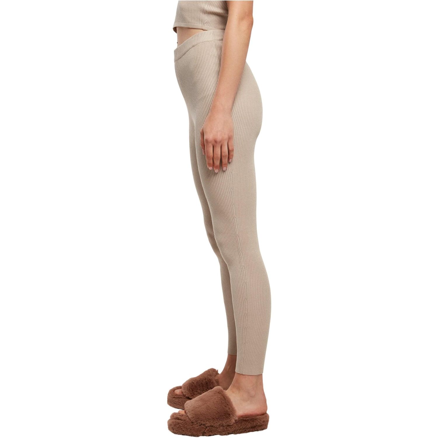 Urban Classics Ladies - Rib Knit Leggings