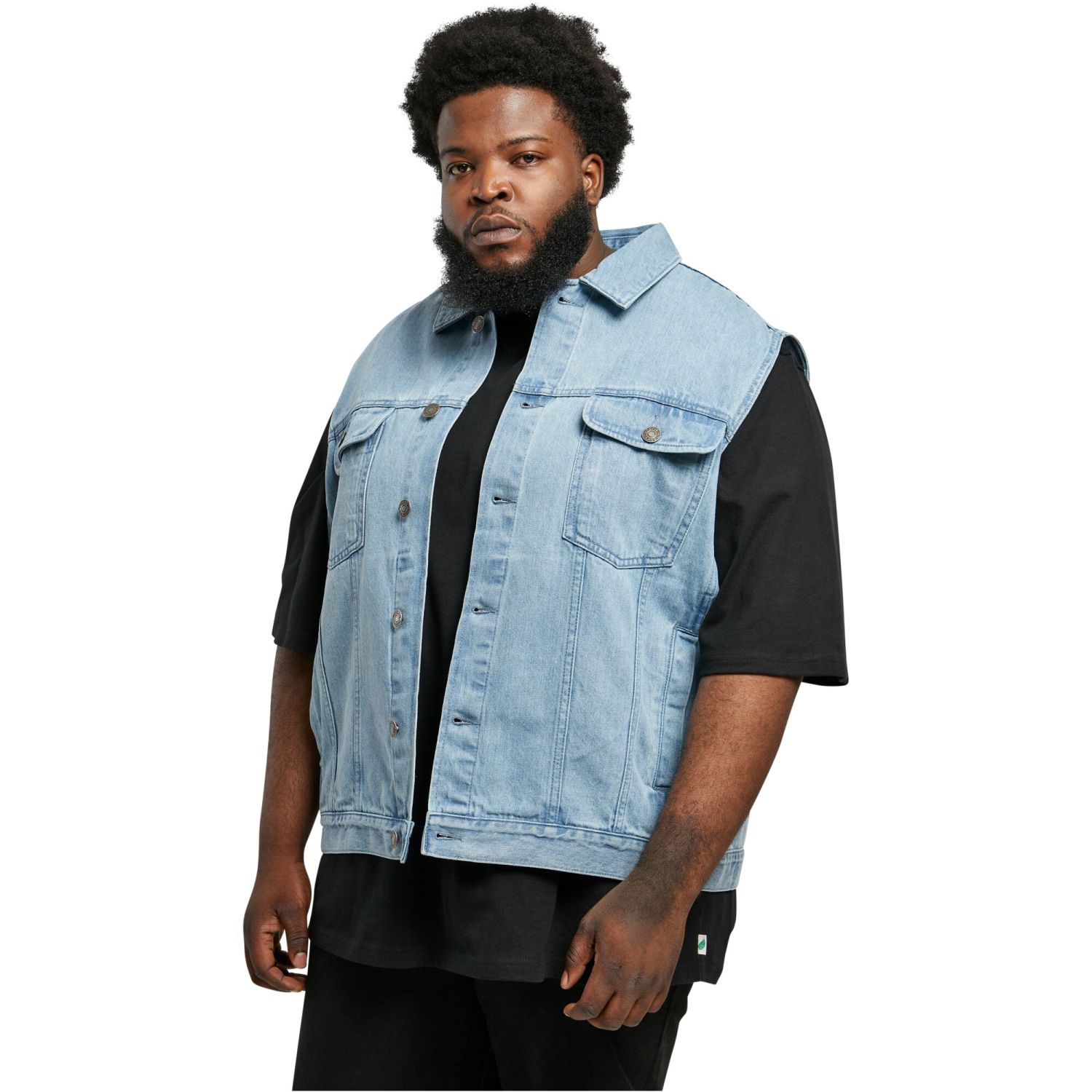 Urban Classics - DENIM Gilet light washed