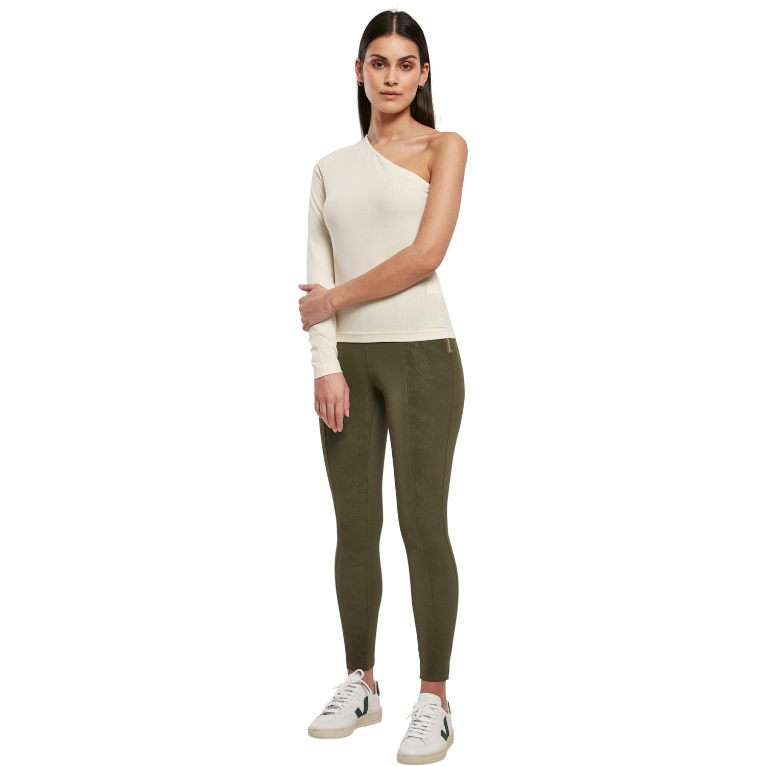 Urban Classics Ladies - One Should Longsleeve sand