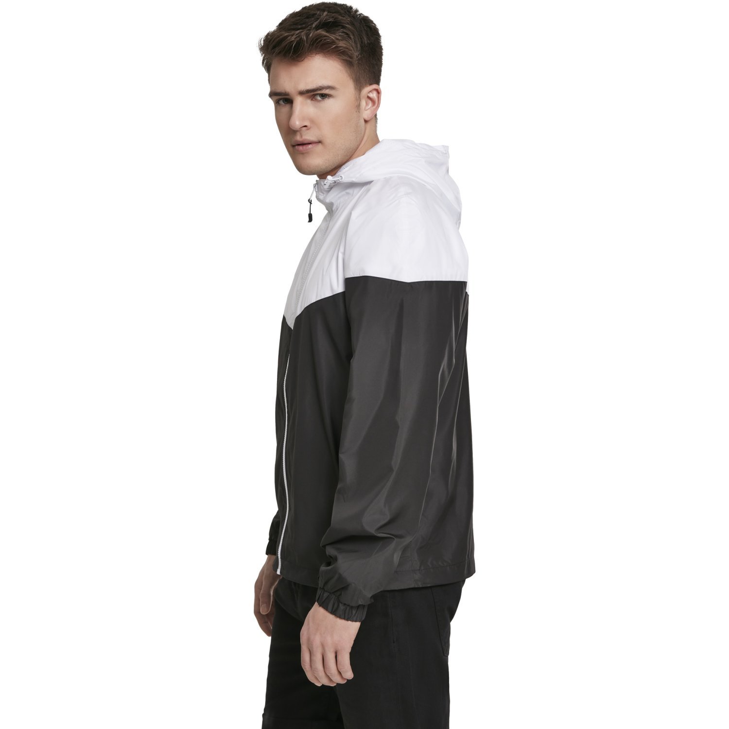 Urban Classics - TECH Coupe-vent Veste blanc / noir